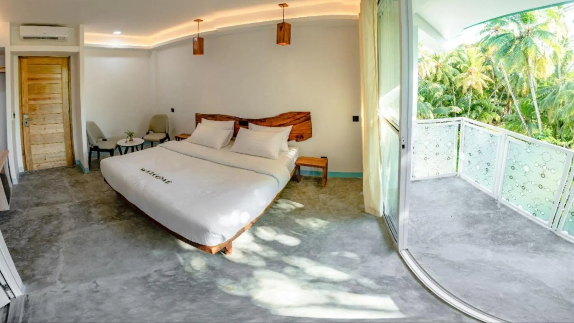 Bed in Silver County Hotel, Fuvahmulah - Maldives