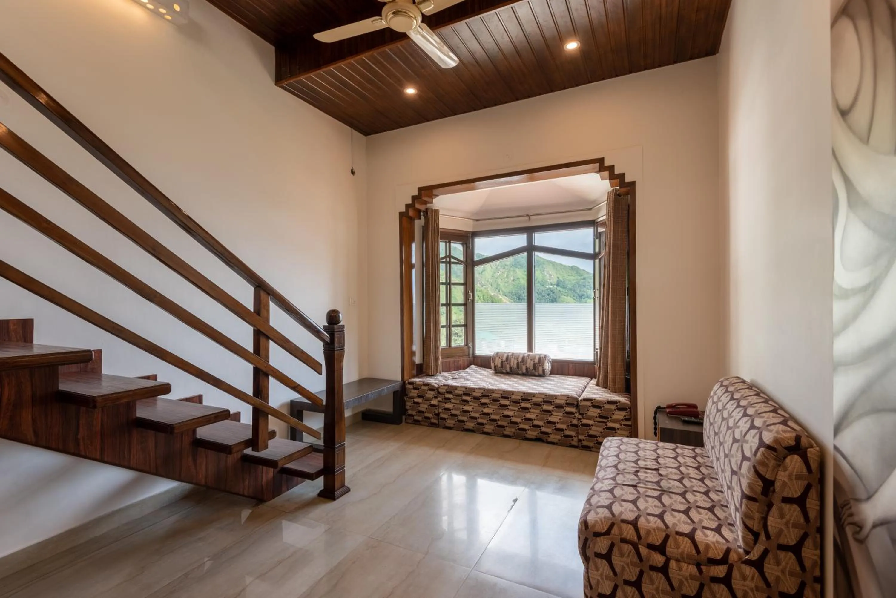 Living room in Meghavan Resort By DLS Hotels