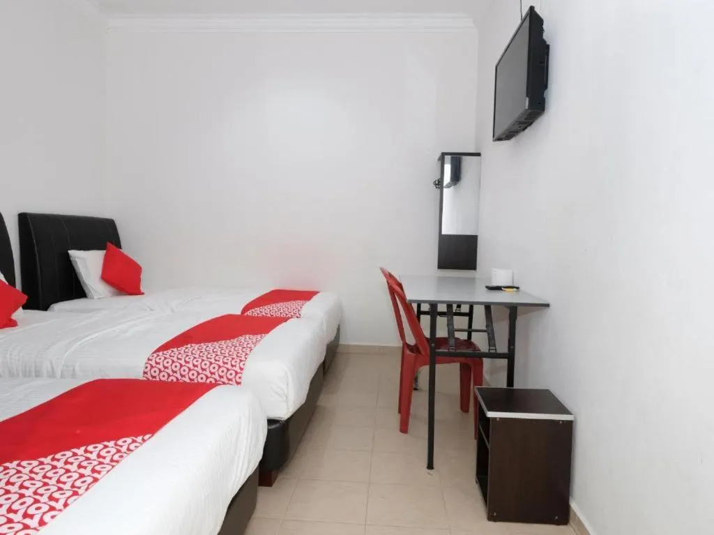 Bed in Hotel De'light Villa