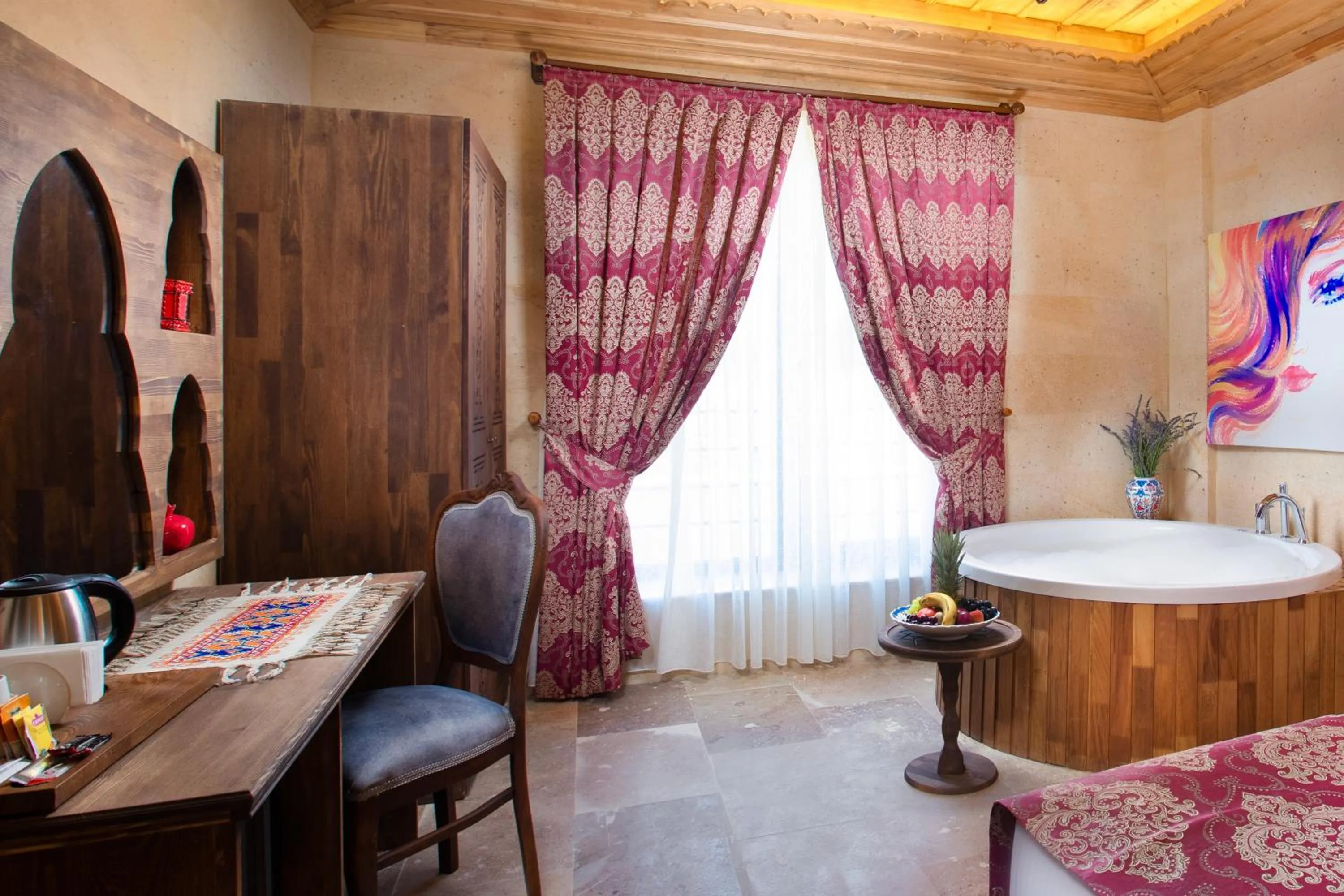 Coffee/tea facilities in Cappadocia Pyramid Stone House