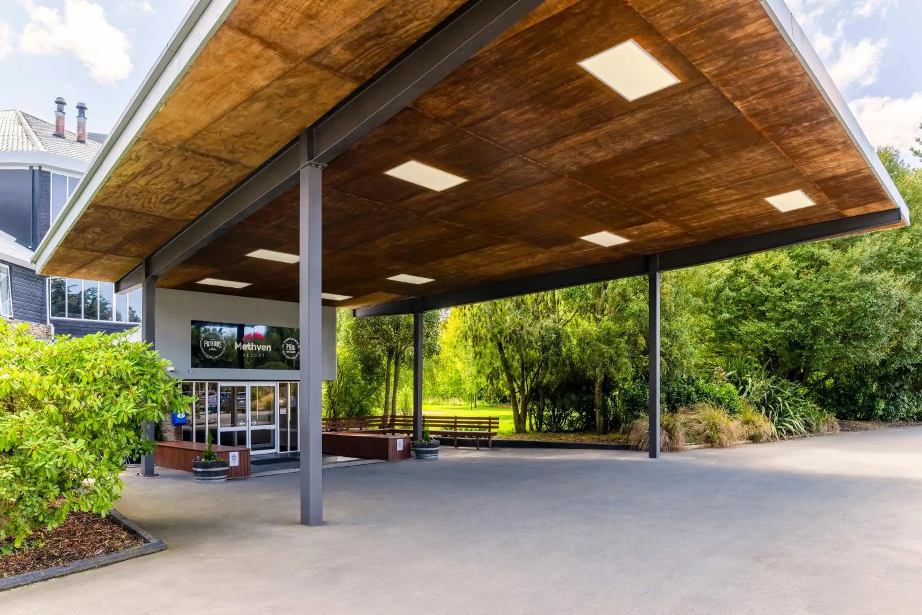 Property building in Methven Resort Property building in Methven Resort