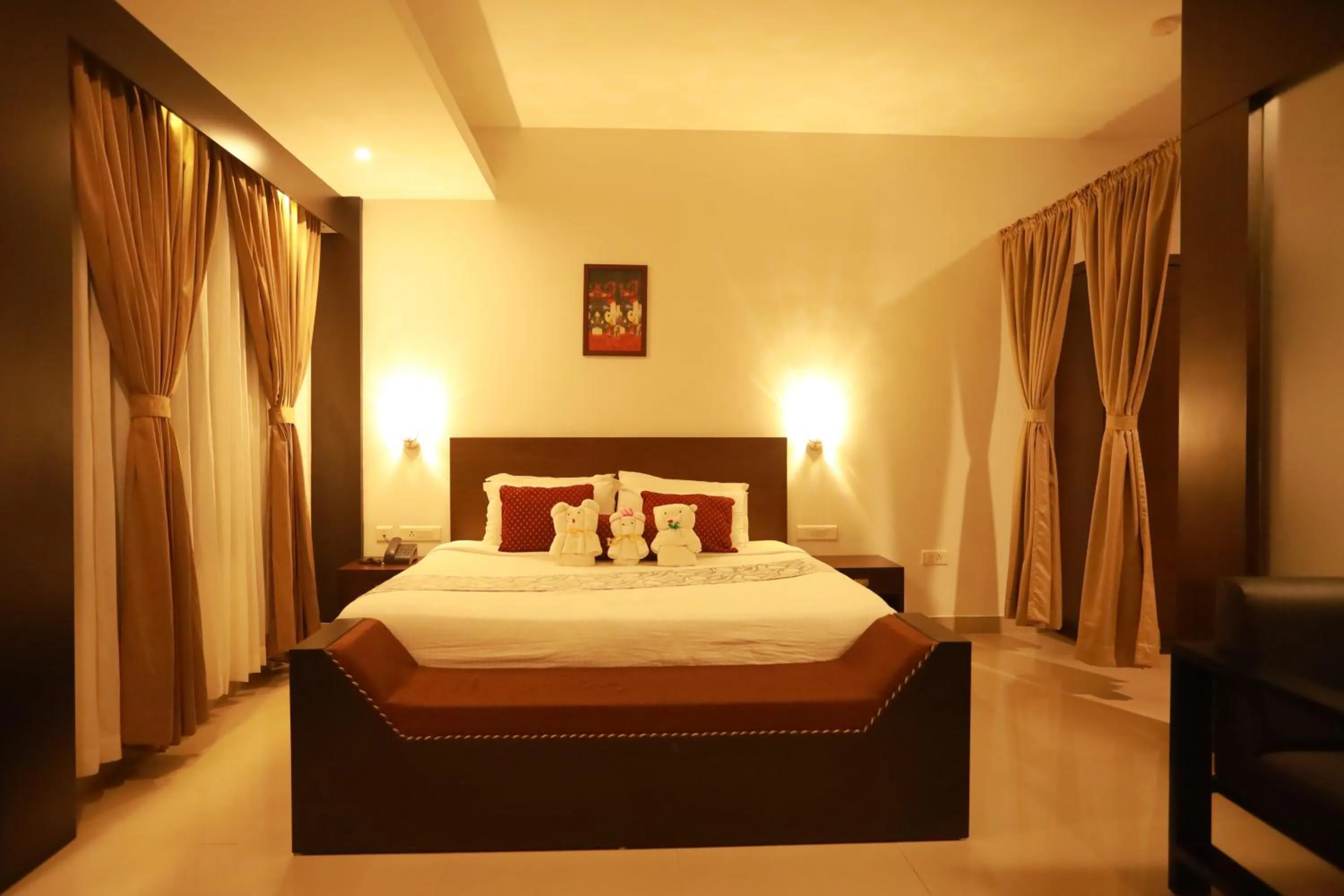 Bedroom, Bed in Hotel Finch