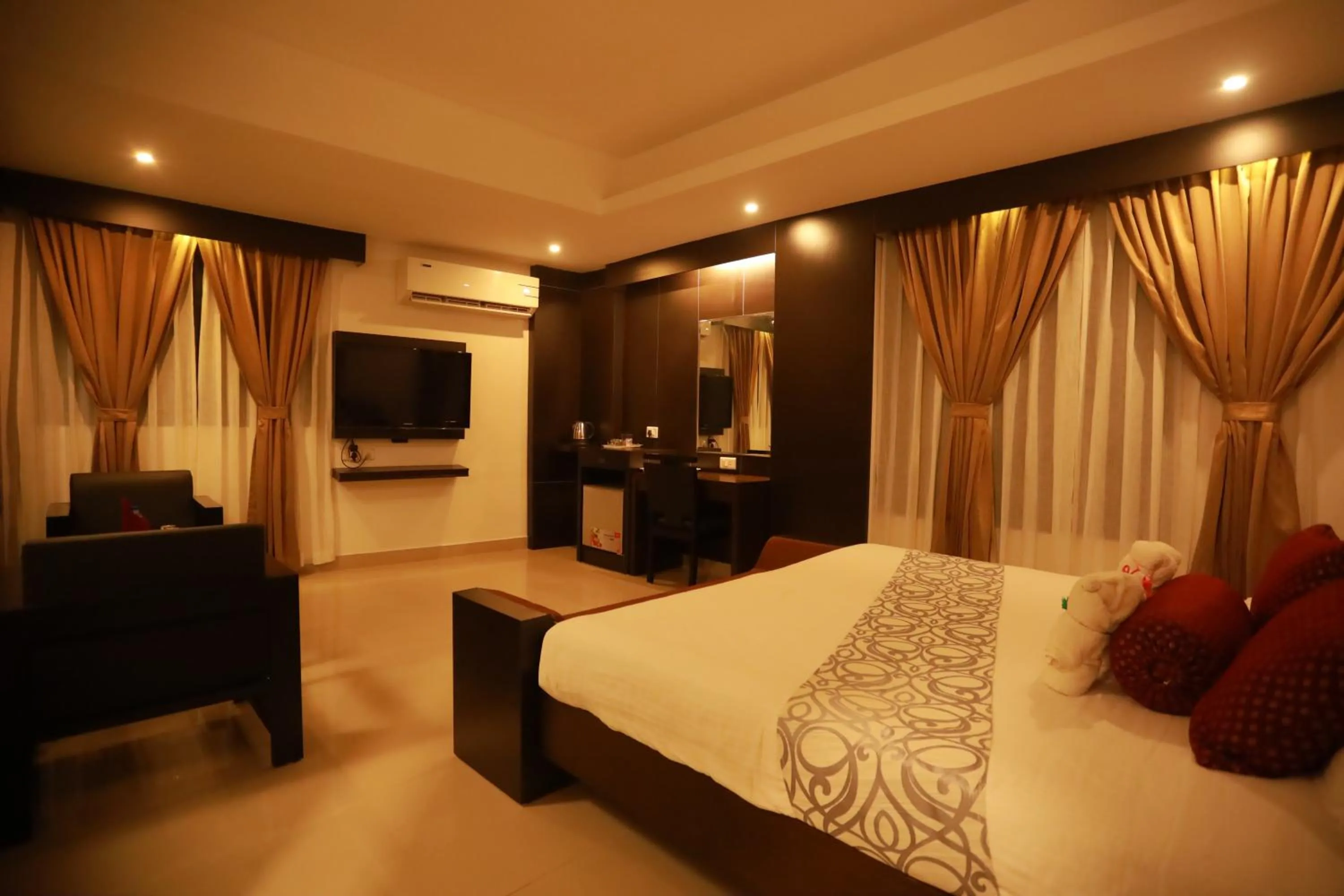 Bedroom, Bed in Hotel Finch