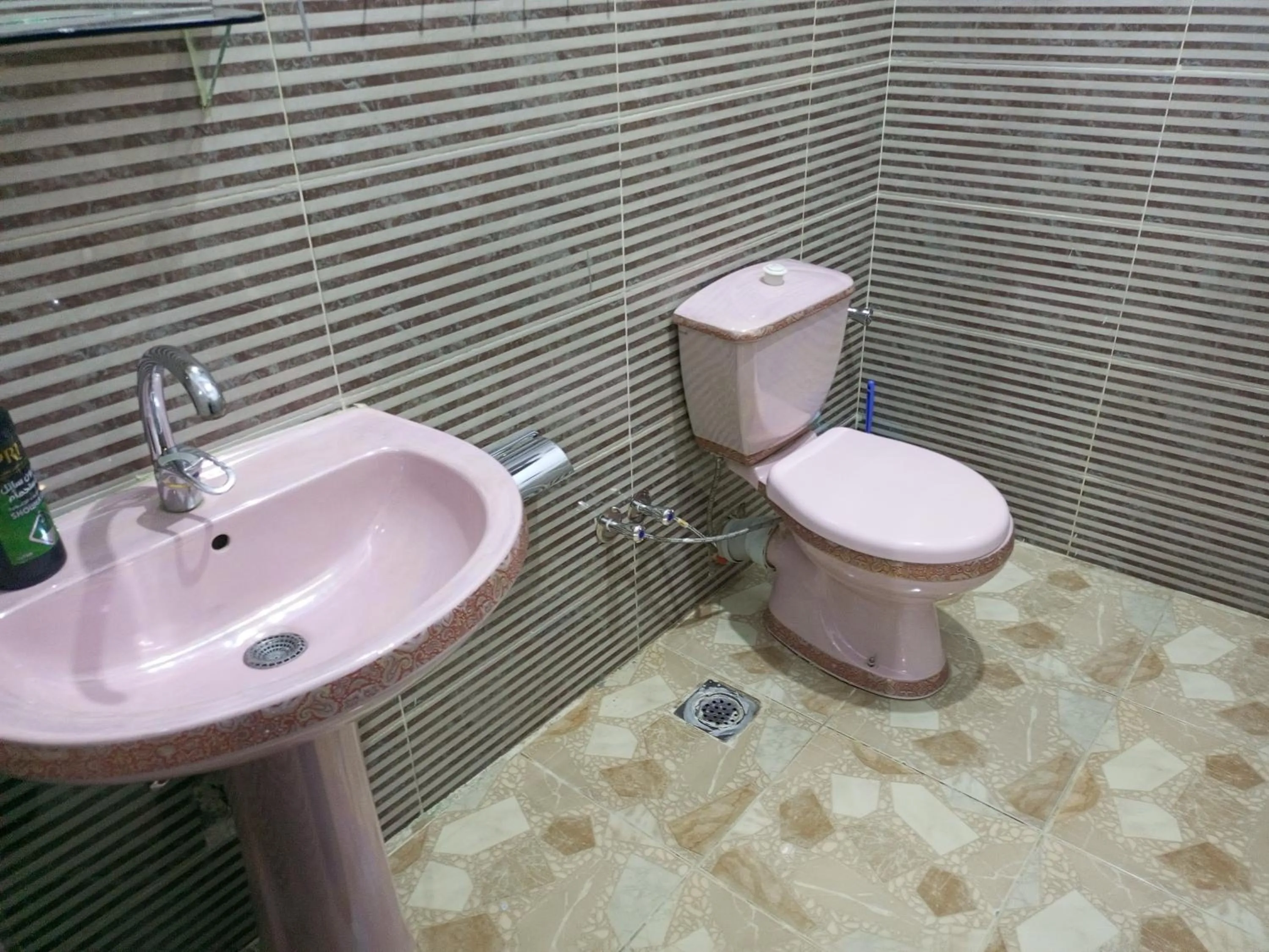 Toilet in Bob Marley Peace hotel luxor