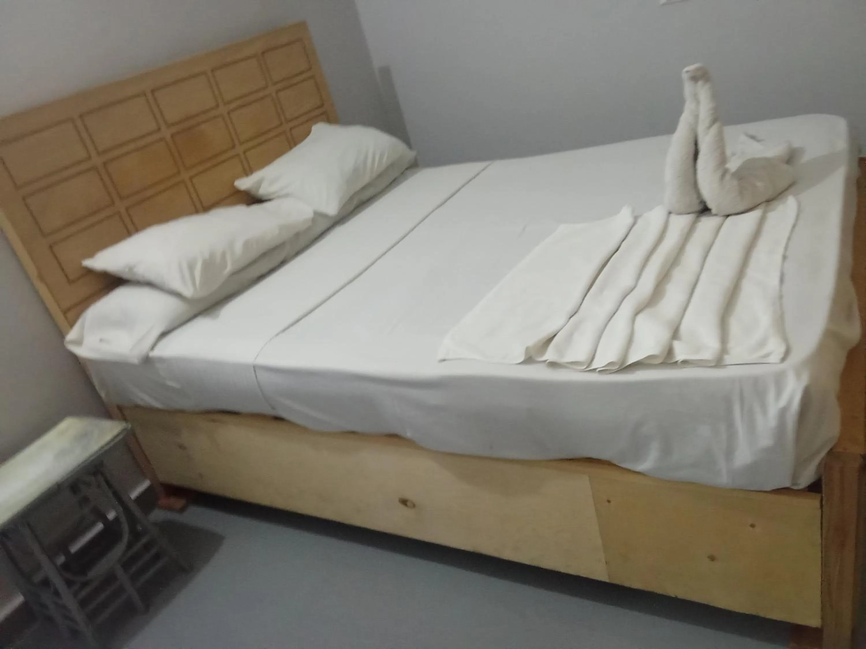 Bed in Bob Marley Peace hotel luxor