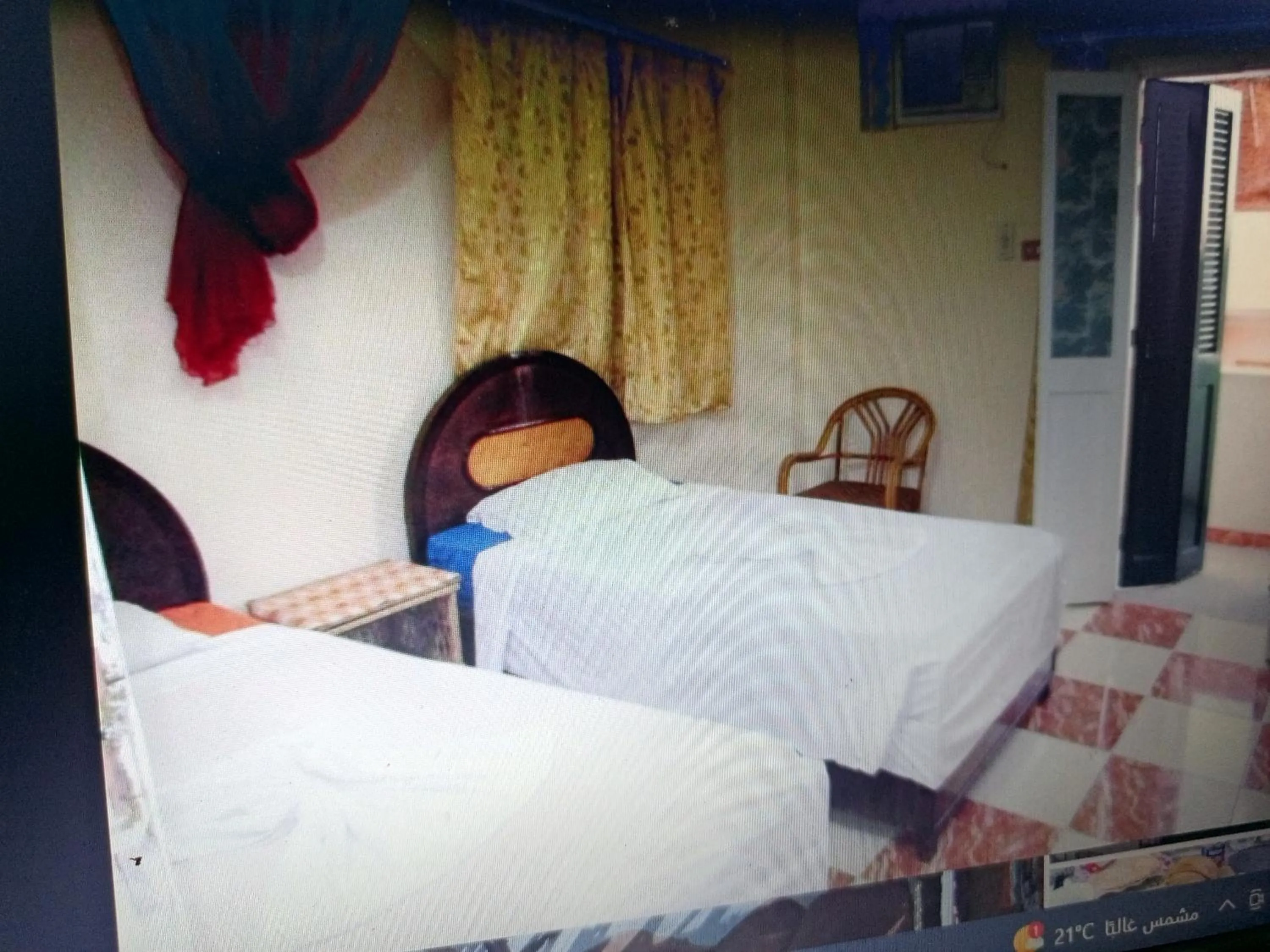 Bedroom, Bed in Bob Marley Peace hotel luxor