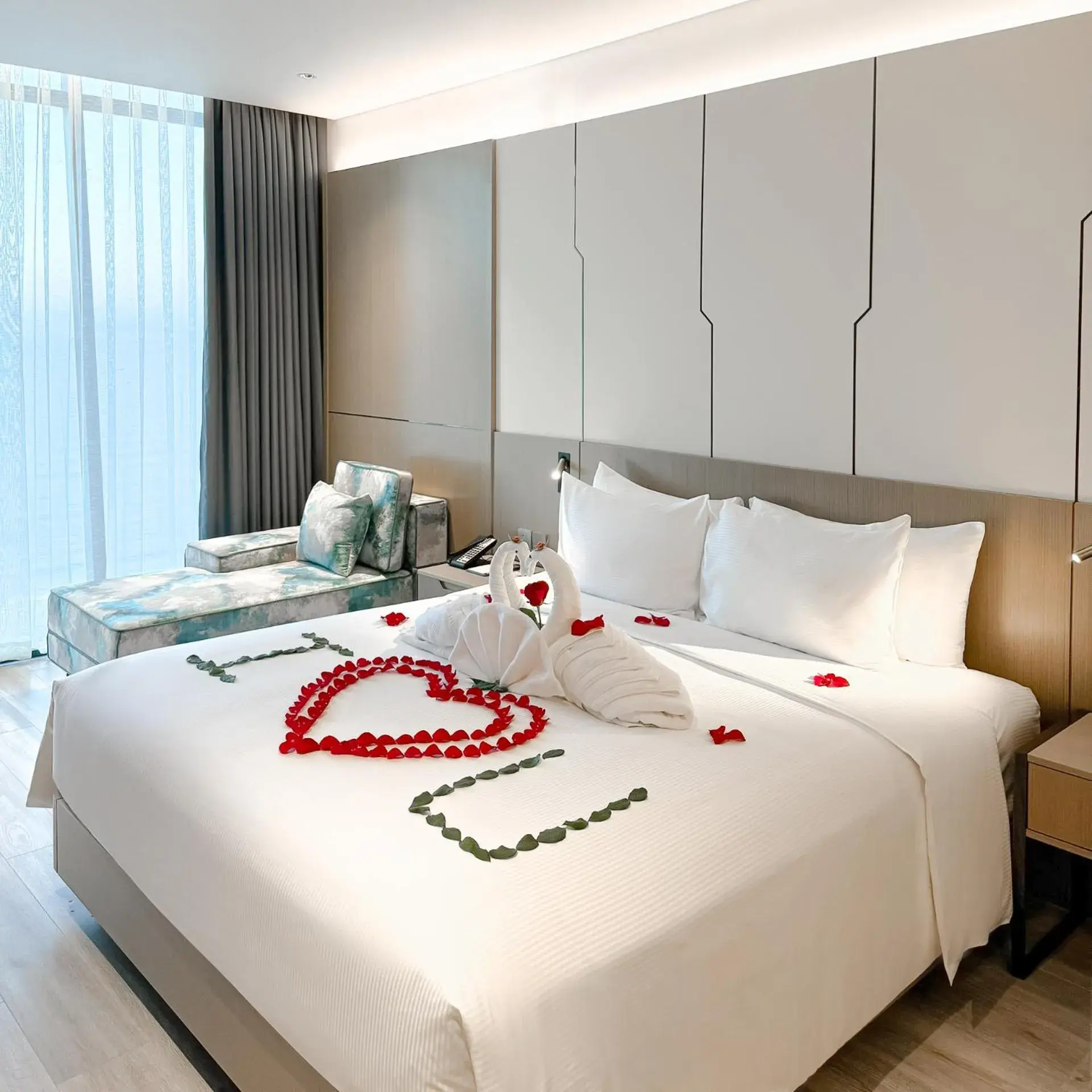 Photo of the whole room, Bed in Awaken Da Nang Hotel Photo of the whole room, Bed in Awaken Da Nang Hotel