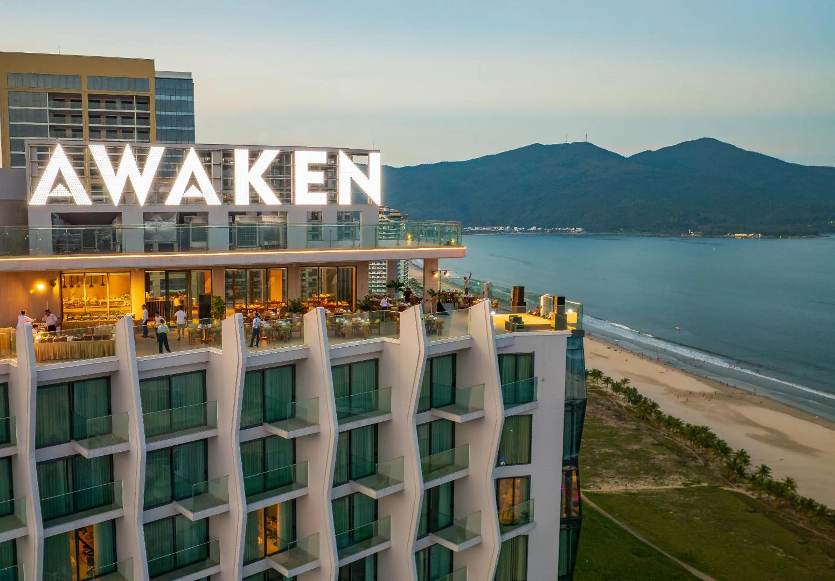 Property building in Awaken Da Nang Hotel