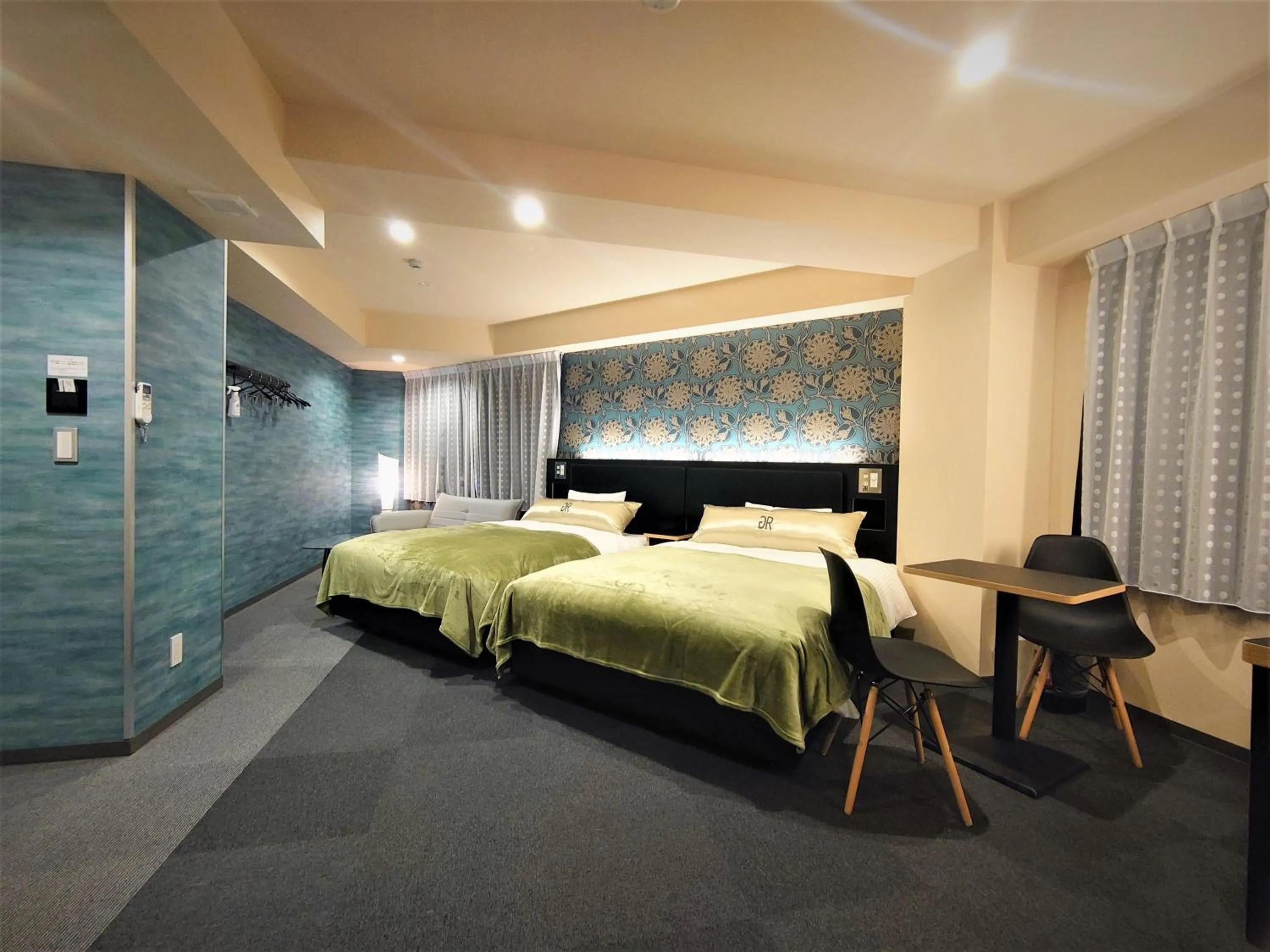 Photo of the whole room, Bed in Green Rich Hotel Kyoto Station South (Artificial hot spring Futamata Yunohana)