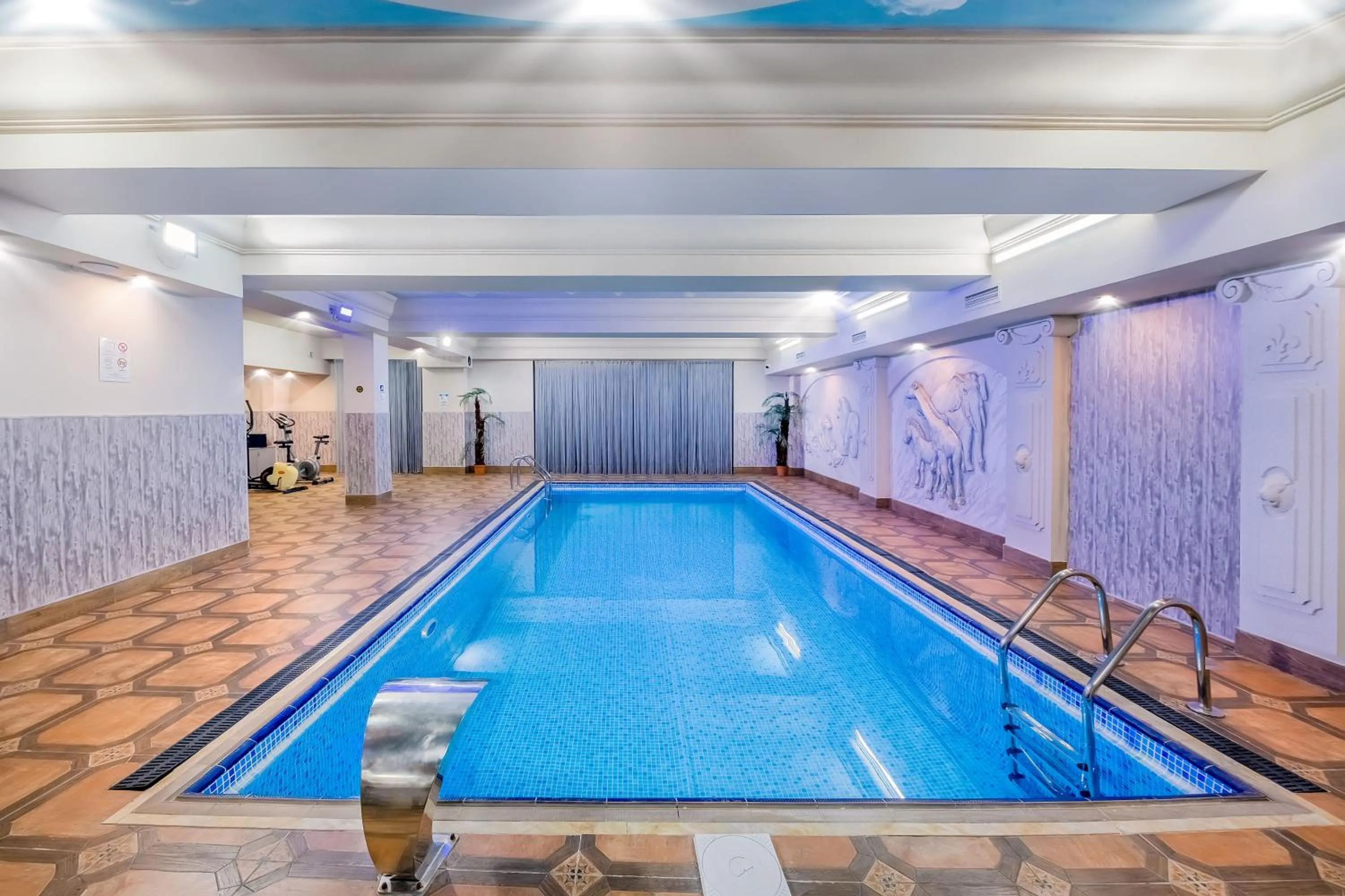 Swimming pool in Cron Palace kosher Tbilisi Hotel