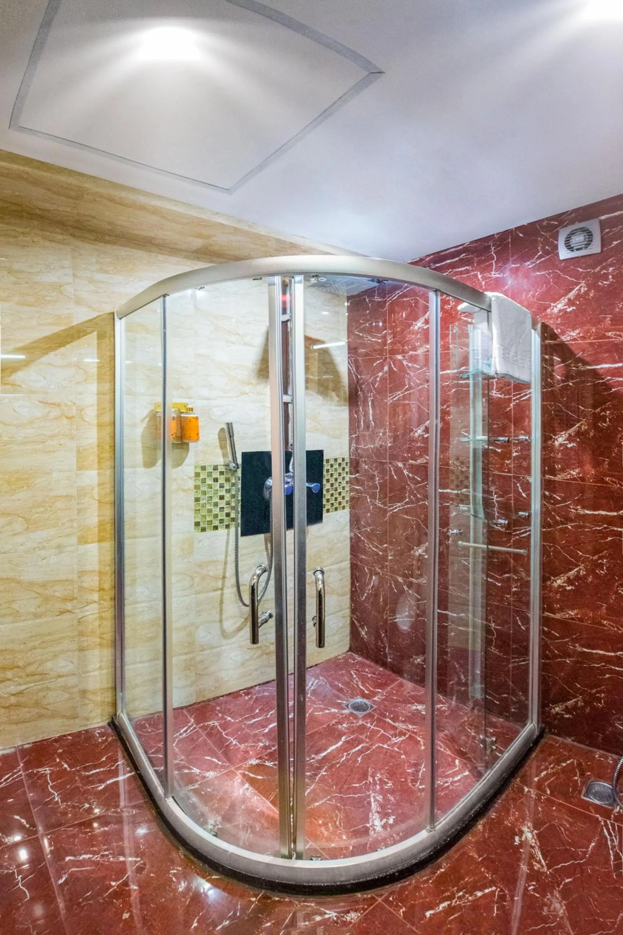 Shower in Cron Palace kosher Tbilisi Hotel