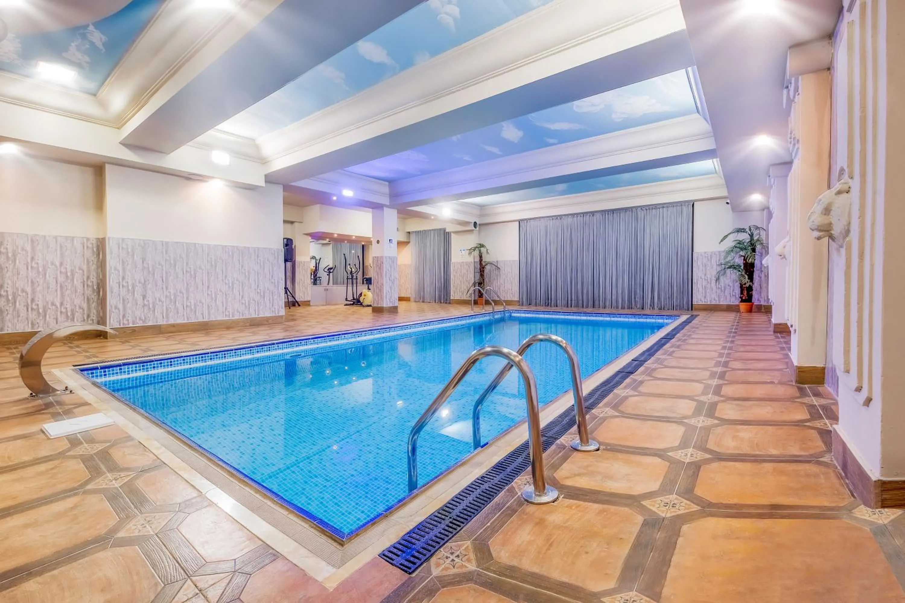 Swimming pool in Cron Palace kosher Tbilisi Hotel