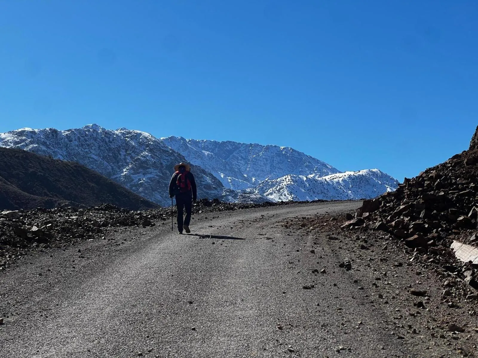 Hiking in Atlas Imsker