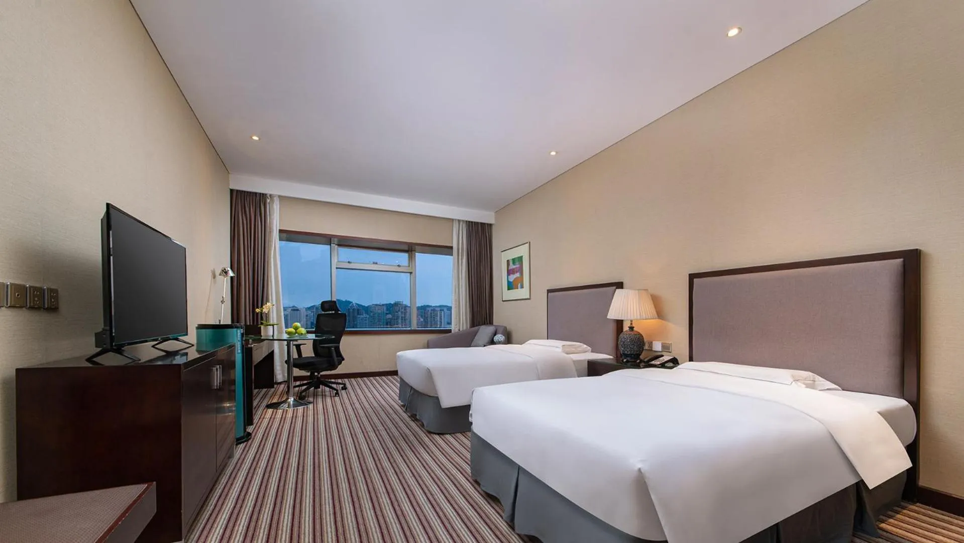 Photo of the whole room, Bed in Binbei Yiho Hotel