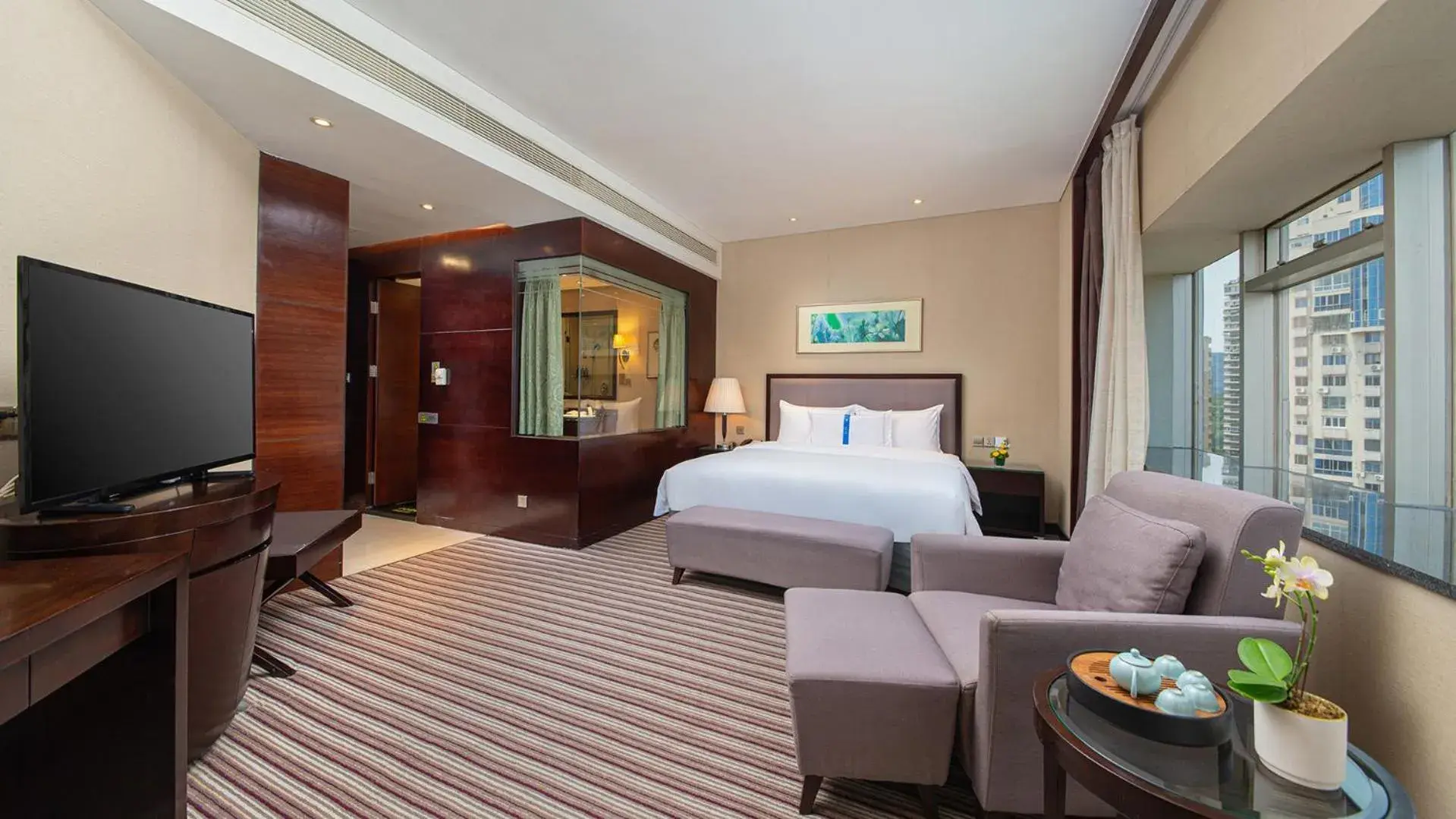 Bed in Binbei Yiho Hotel Bed in Binbei Yiho Hotel