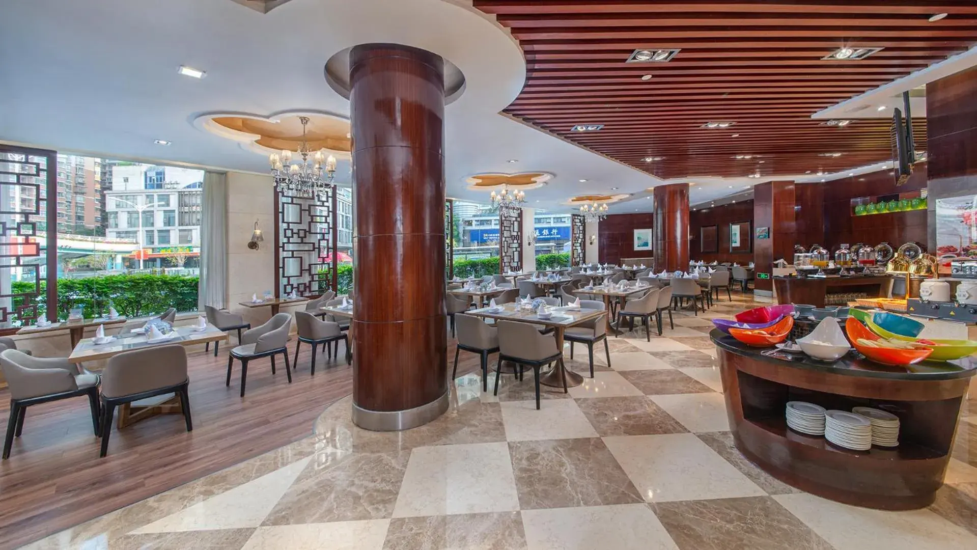 Restaurant/places to eat in Binbei Yiho Hotel Restaurant/places to eat in Binbei Yiho Hotel