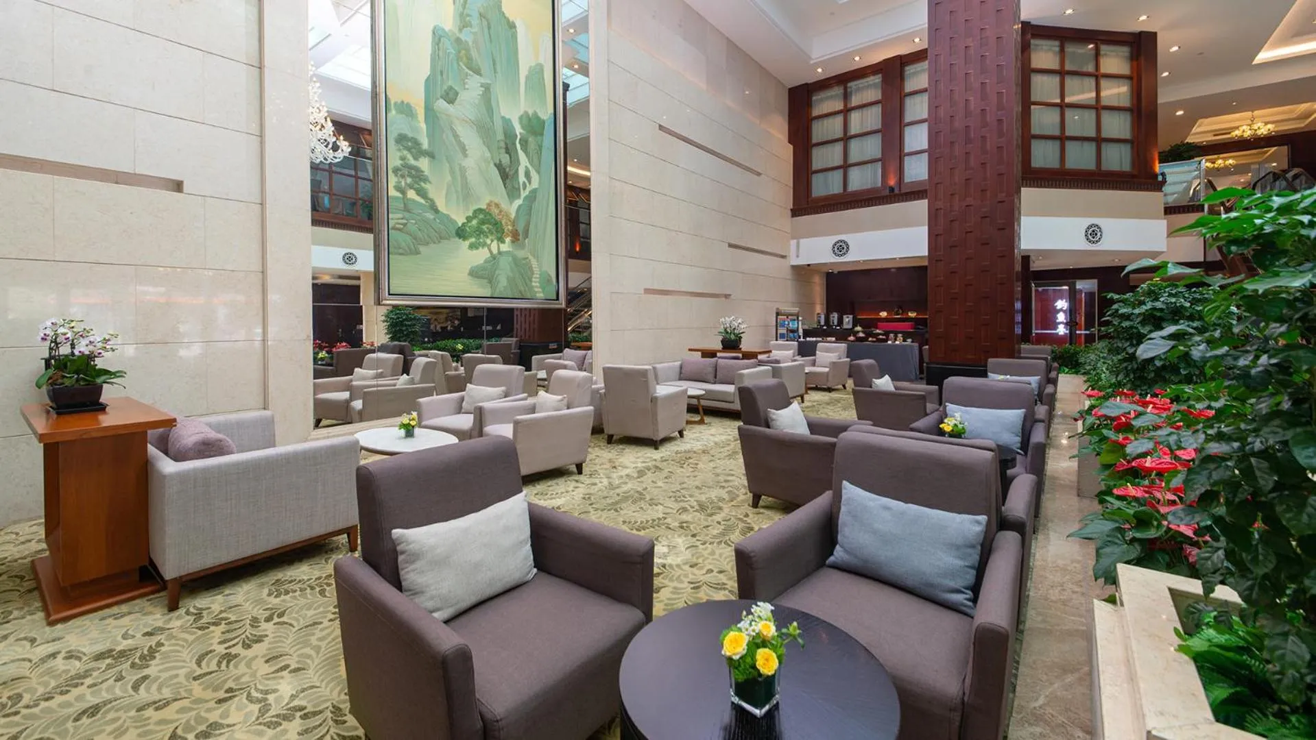 Seating area in Binbei Yiho Hotel