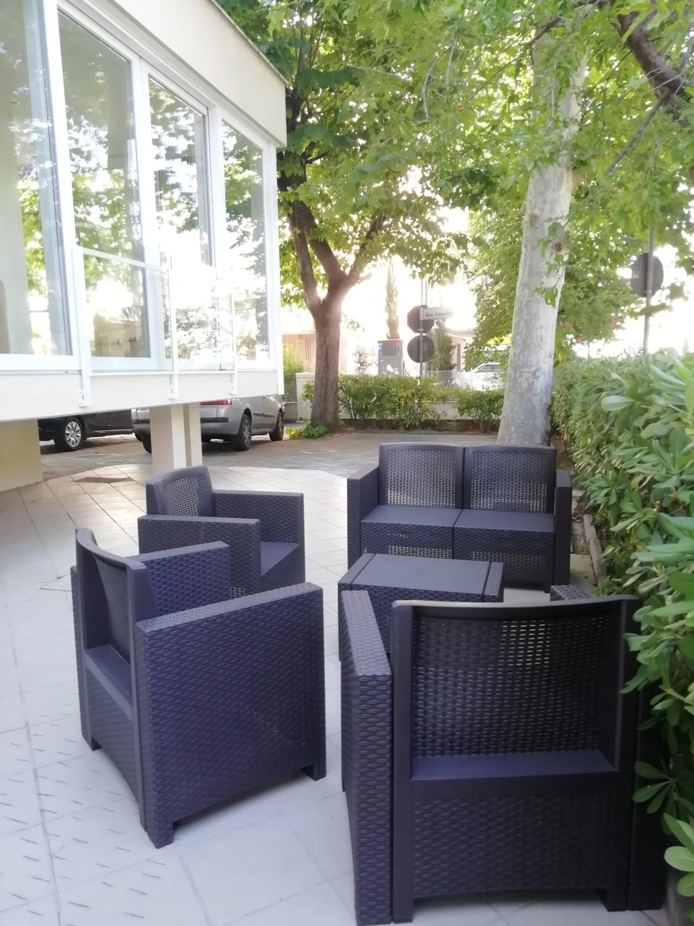 Patio in Hotel Cormoran Riccione