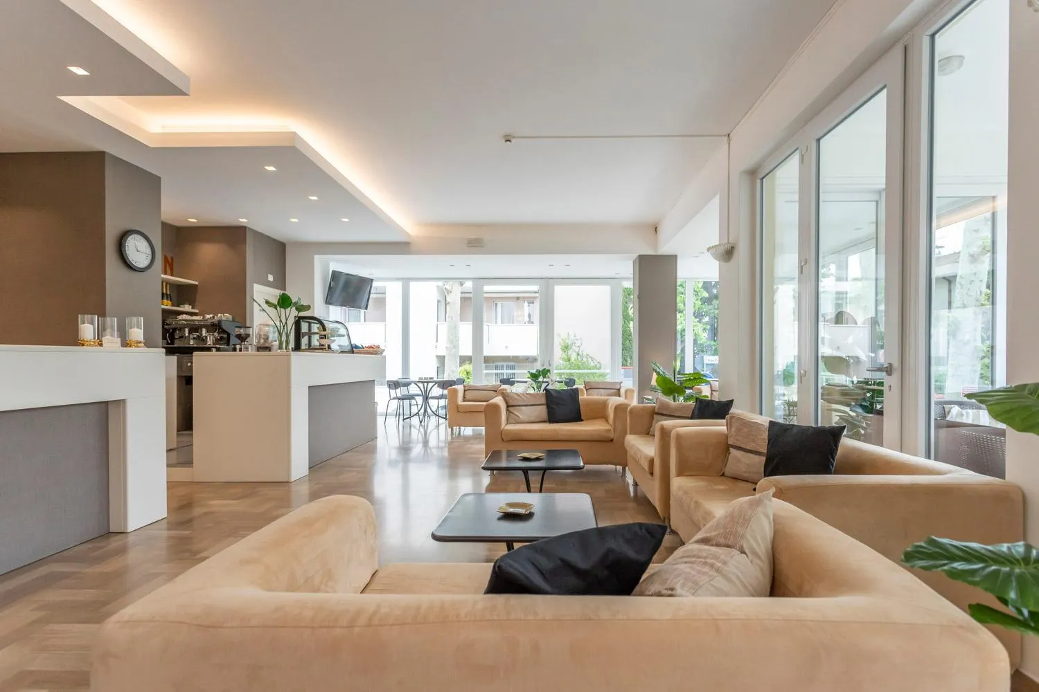 Lobby or reception in Hotel Cormoran Riccione