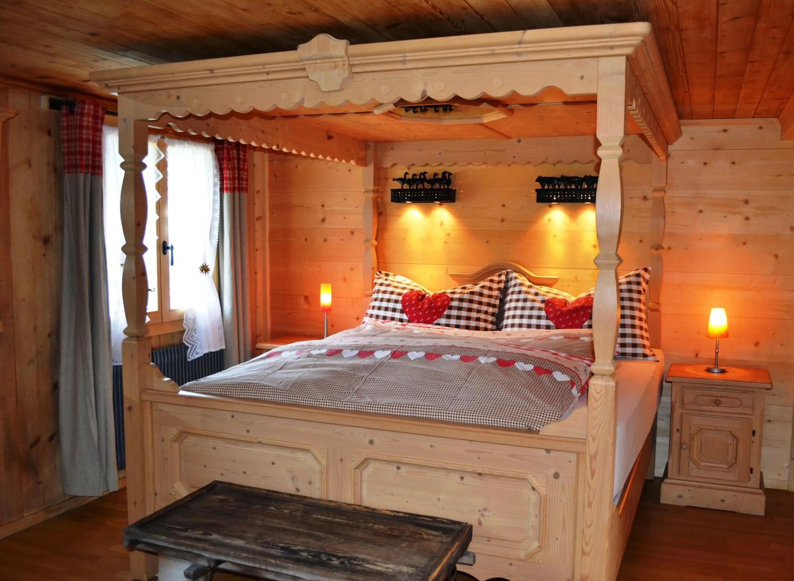 Bed in Chalet Rosaly
