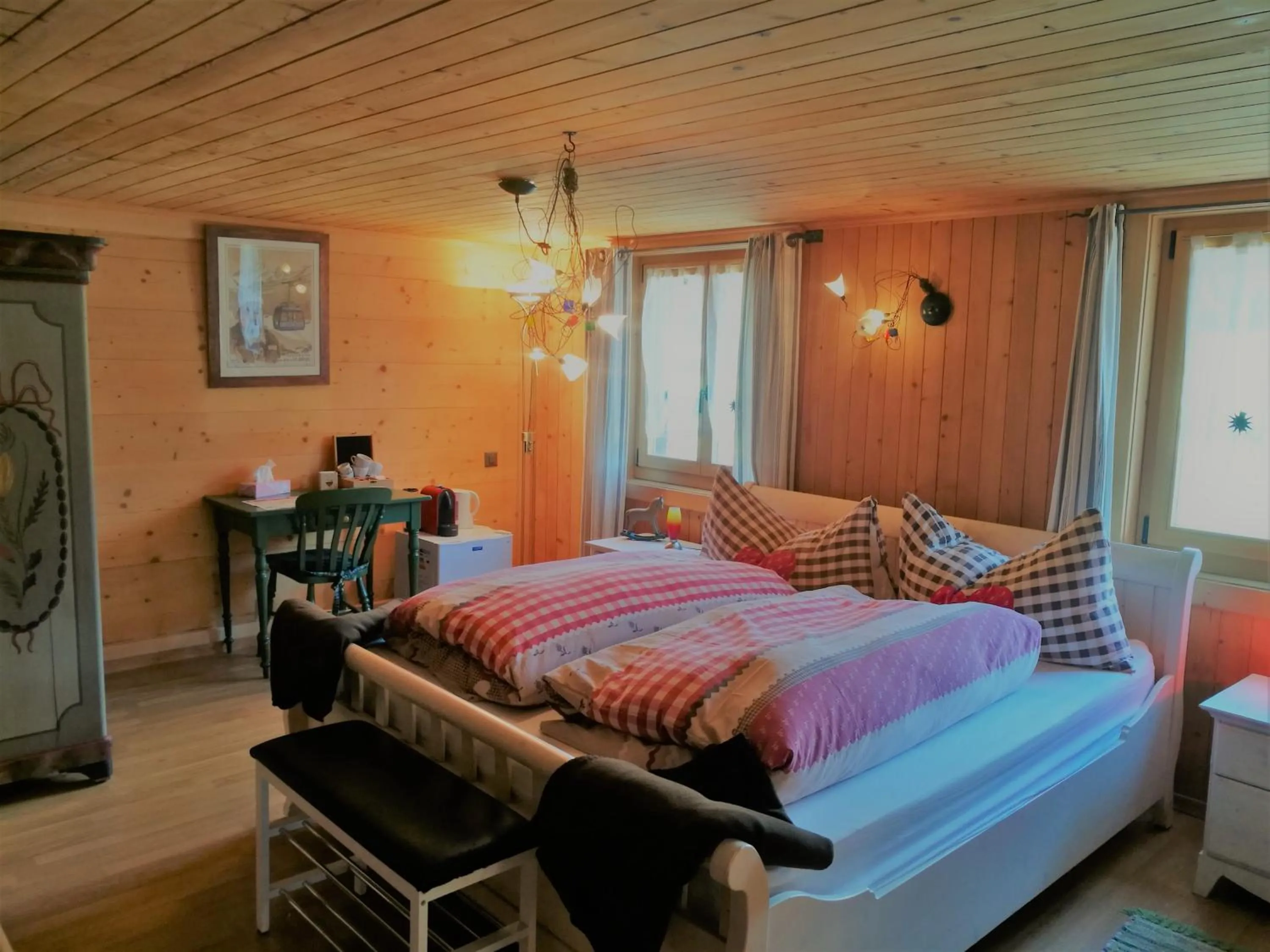 Bedroom, Bed in Chalet Rosaly