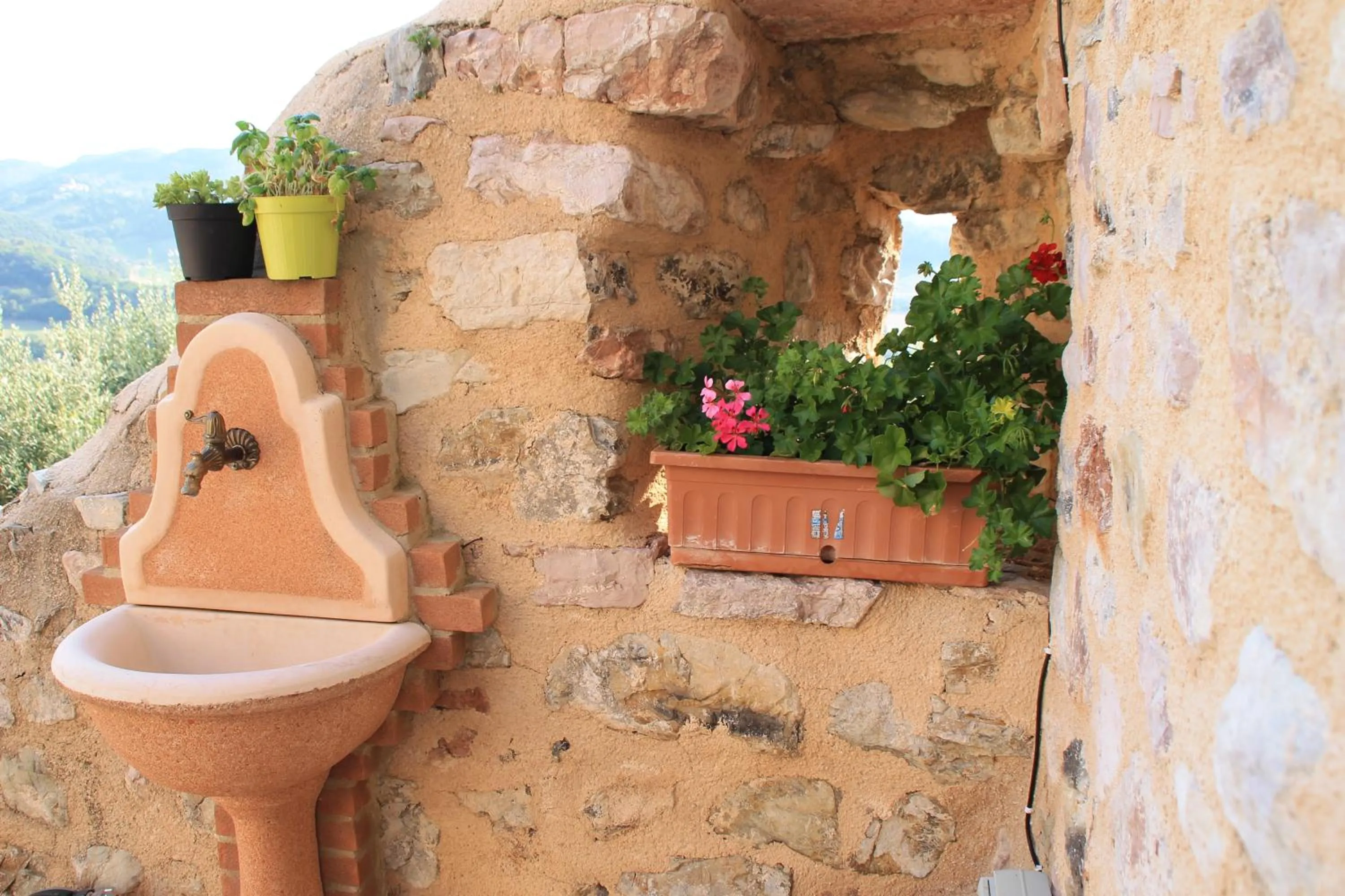 Balcony/Terrace in Il Castello Di Perchia