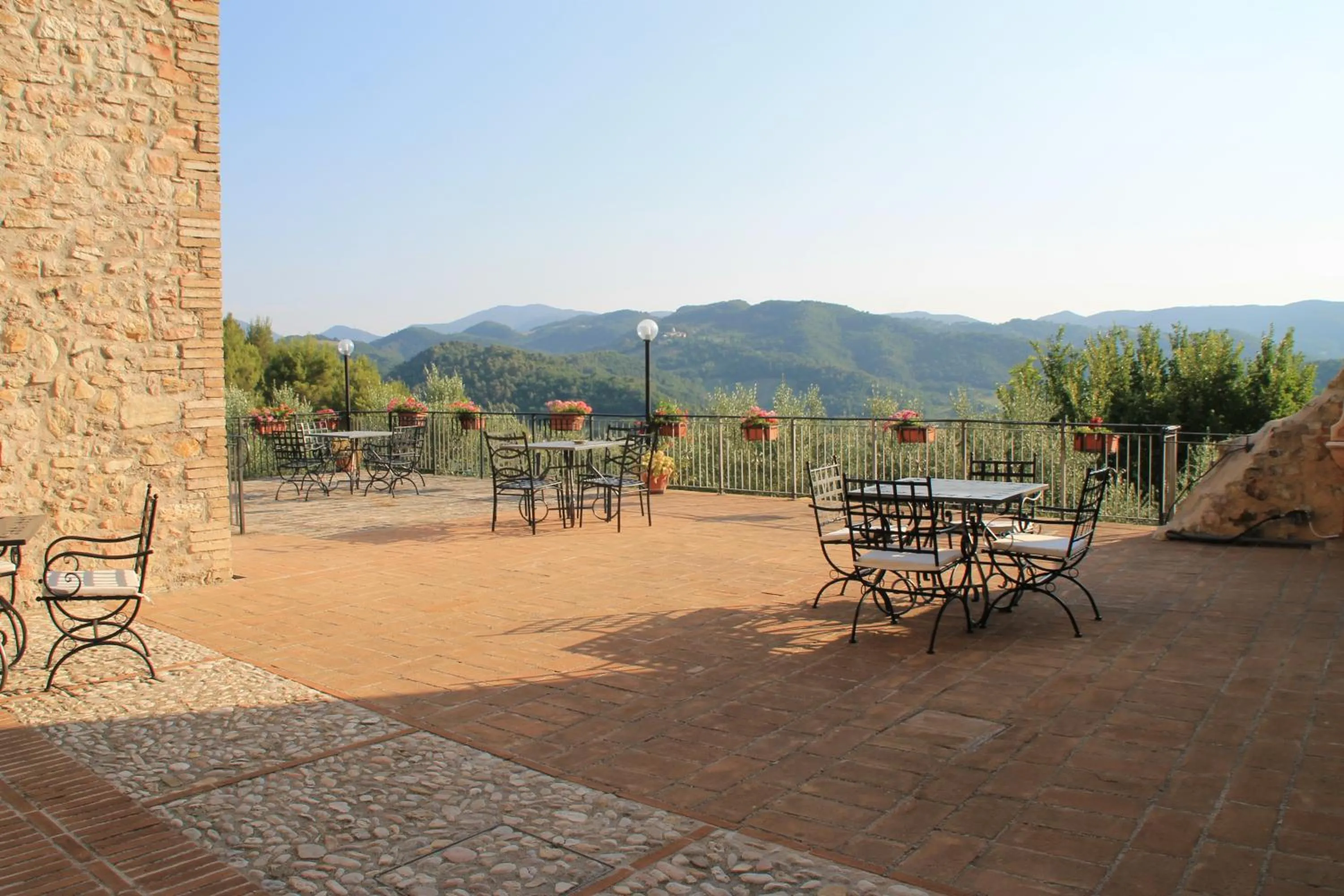 Balcony/Terrace in Il Castello Di Perchia