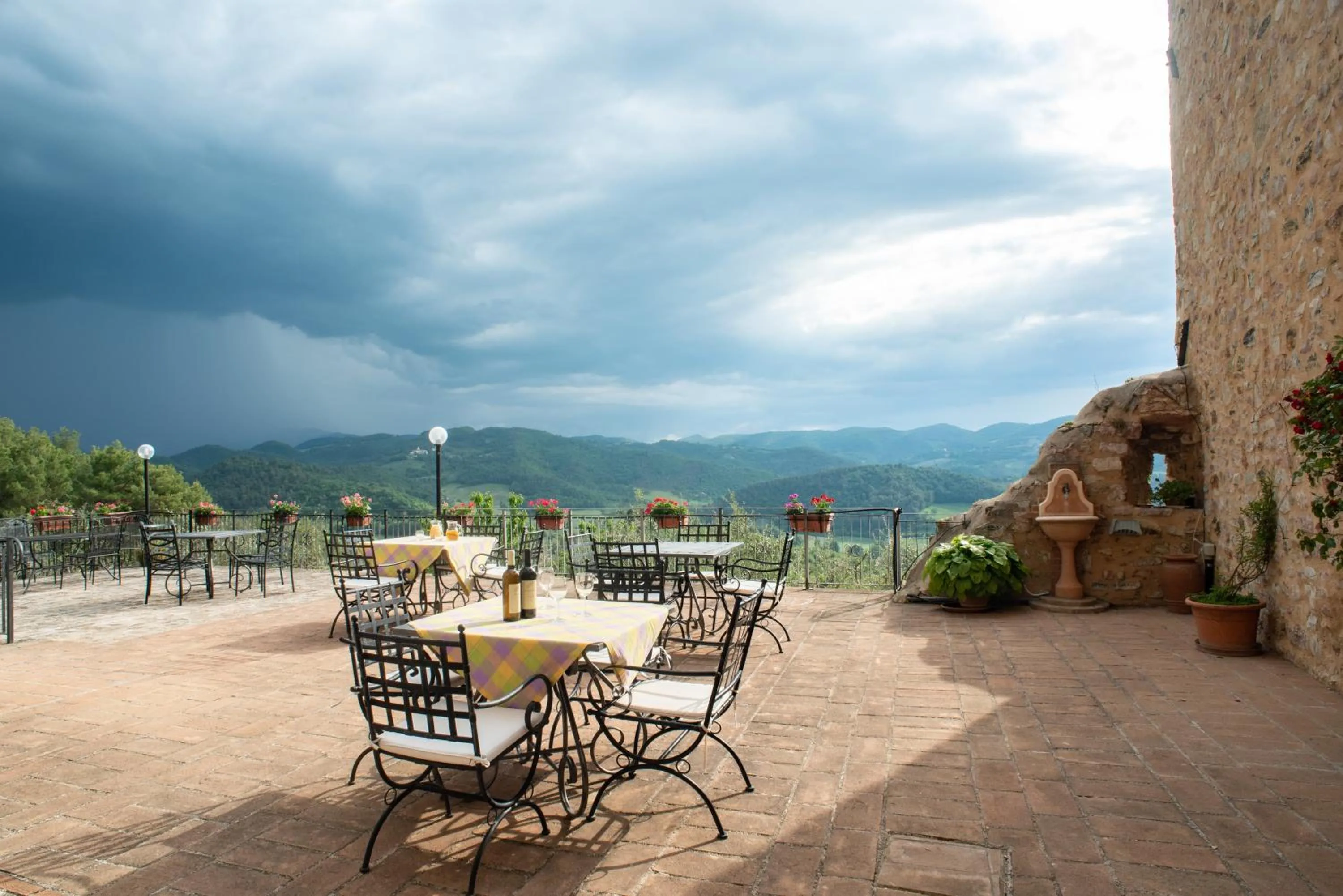Balcony/Terrace in Il Castello Di Perchia