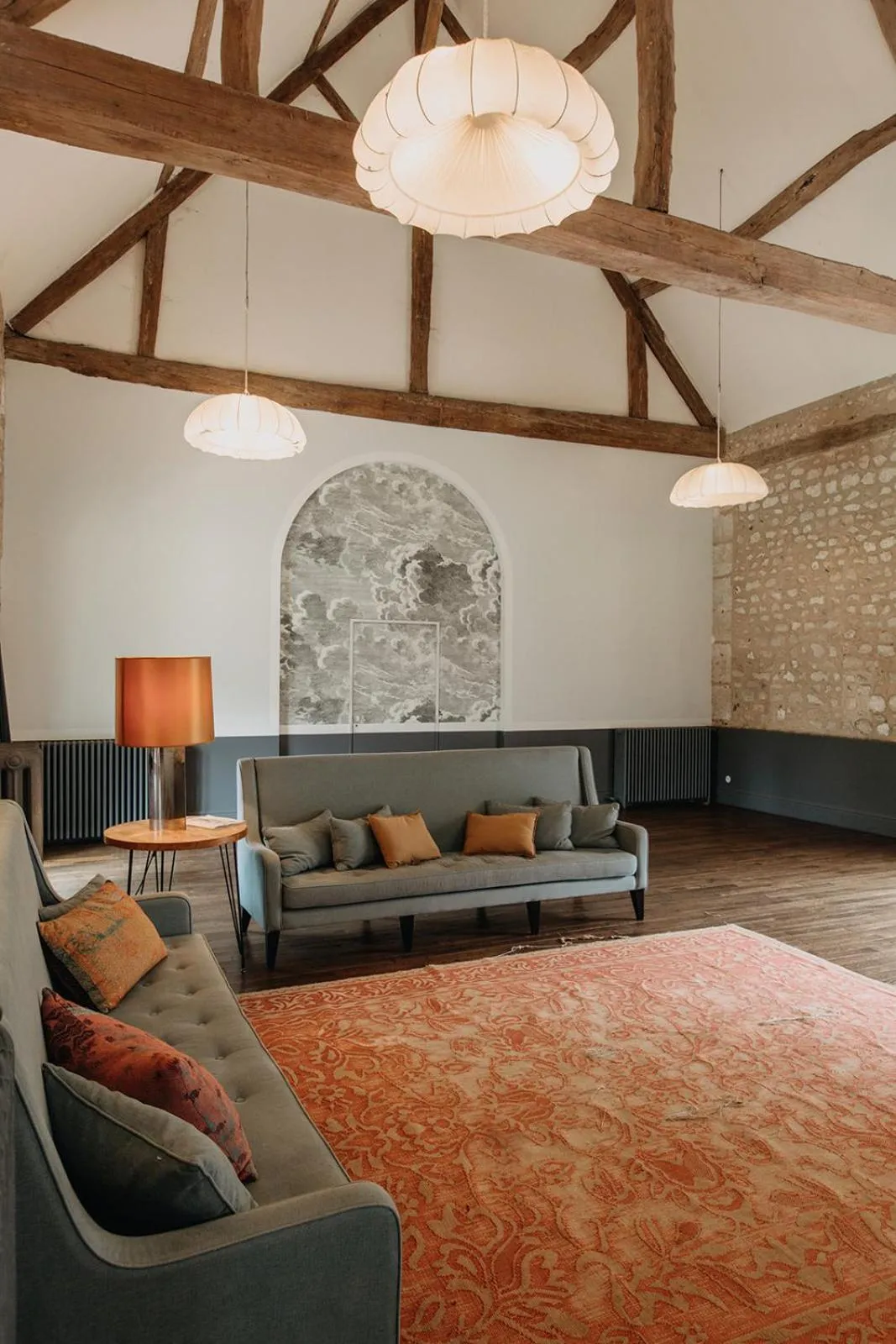 Living room in La Dime de Giverny - Chambres d'hôtes
