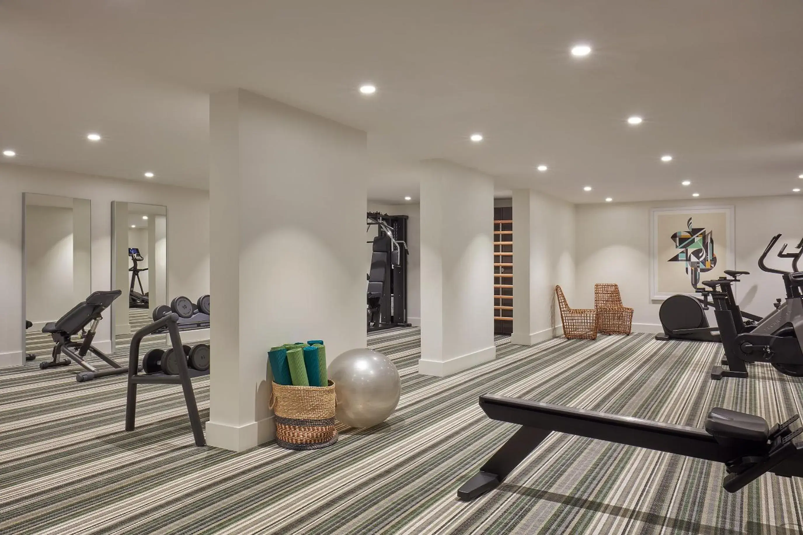 Fitness centre/facilities in Kimpton De Witt Amsterdam by IHG Fitness centre/facilities in Kimpton De Witt Amsterdam by IHG