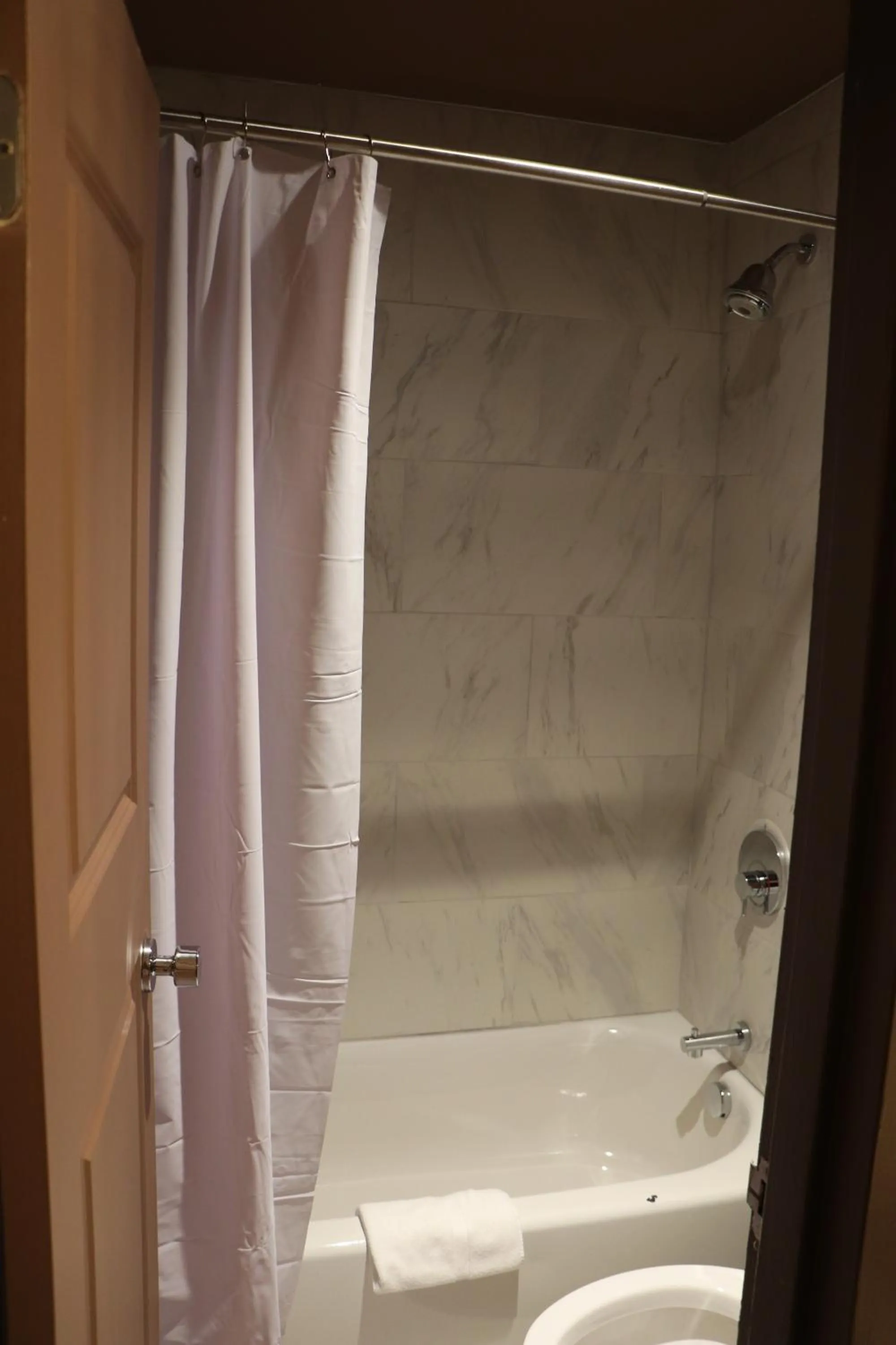 Shower in Historic Cow Palace Inn