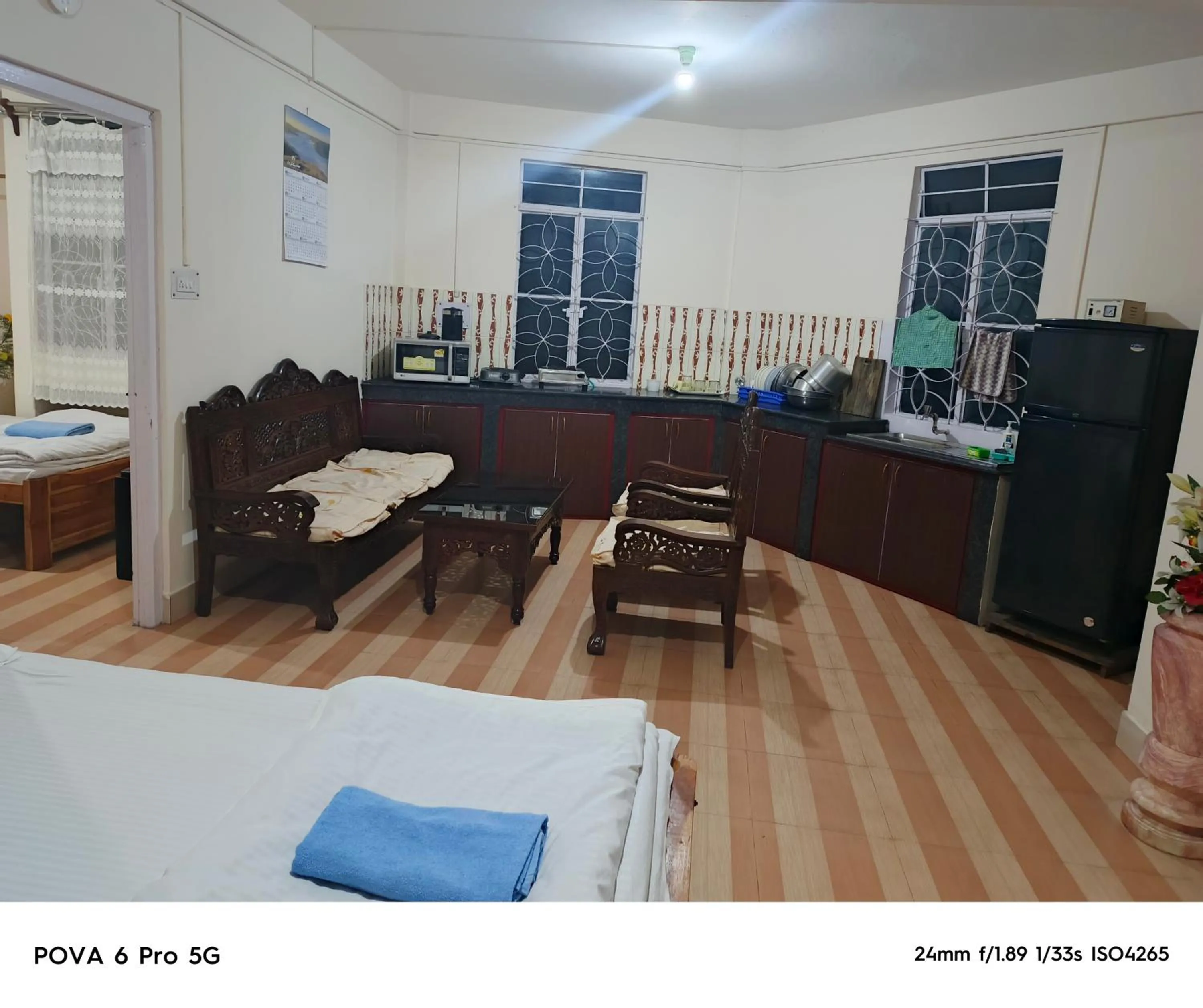 Bed in Shanti Sojourn