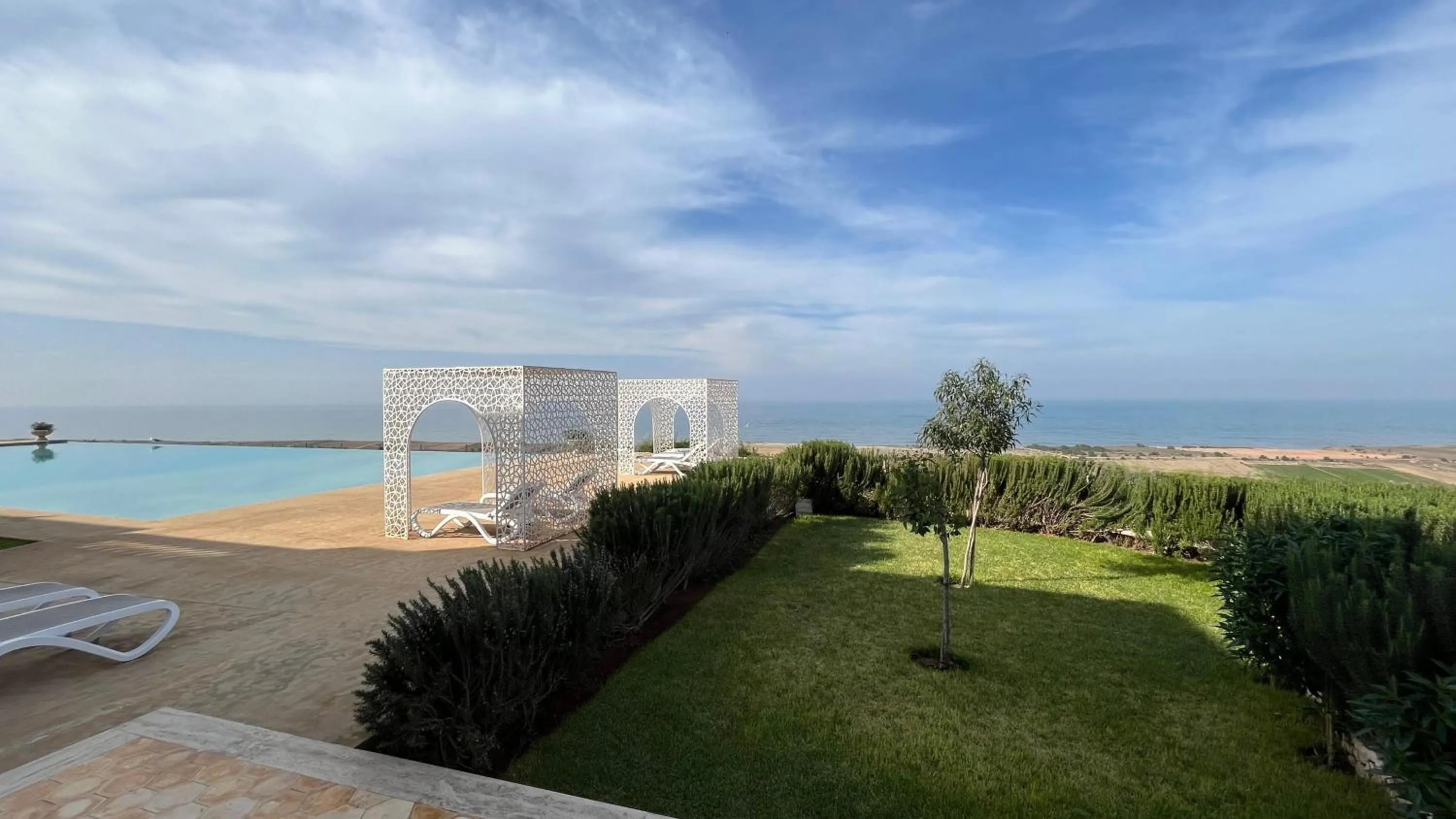 Natural landscape in Villa La Falaise