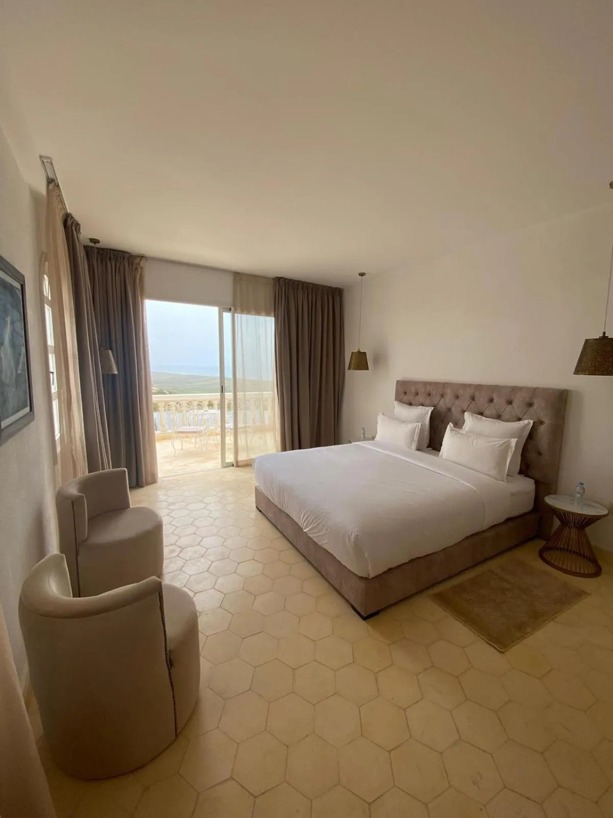 Bedroom, Bed in Villa La Falaise