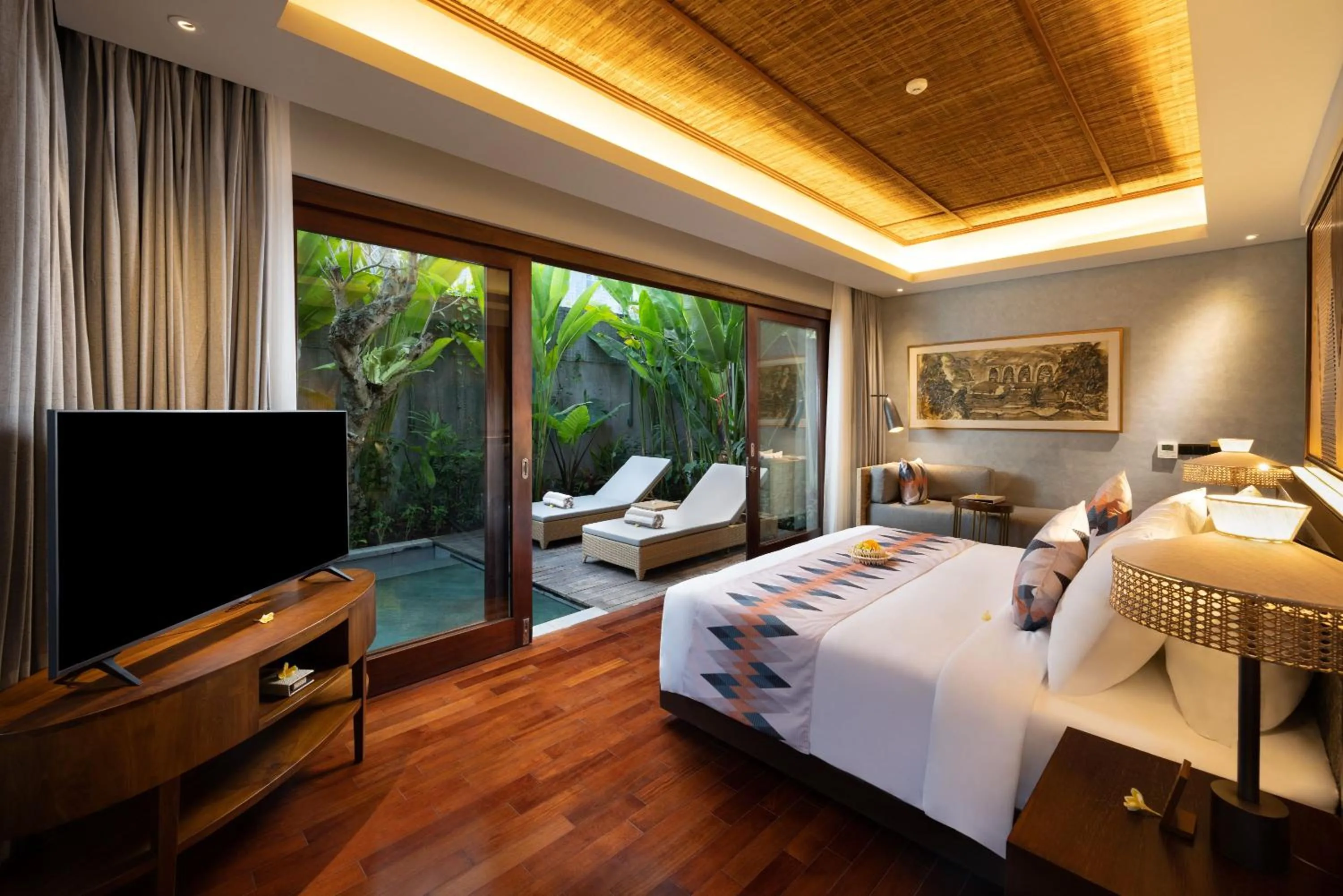 Bed in The Hava Ubud A Pramana Experience