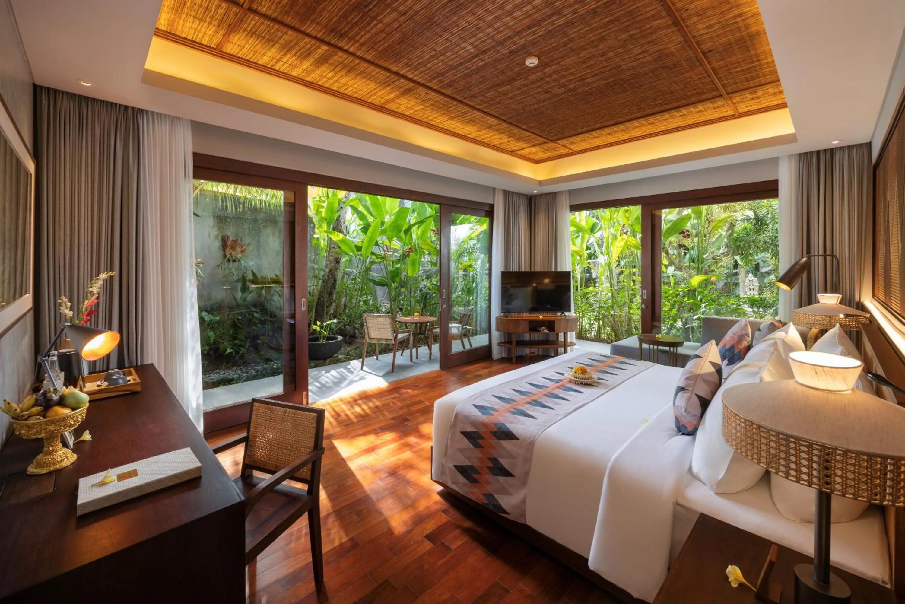 Bed in The Hava Ubud A Pramana Experience