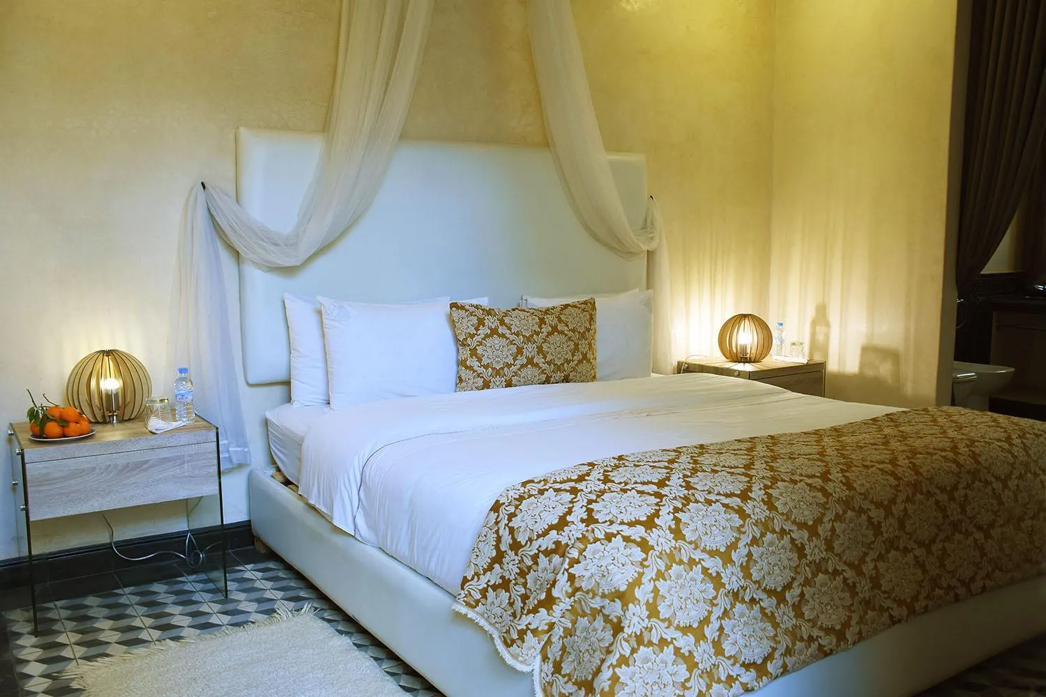 Bed in Riad Palais Bahia Fes