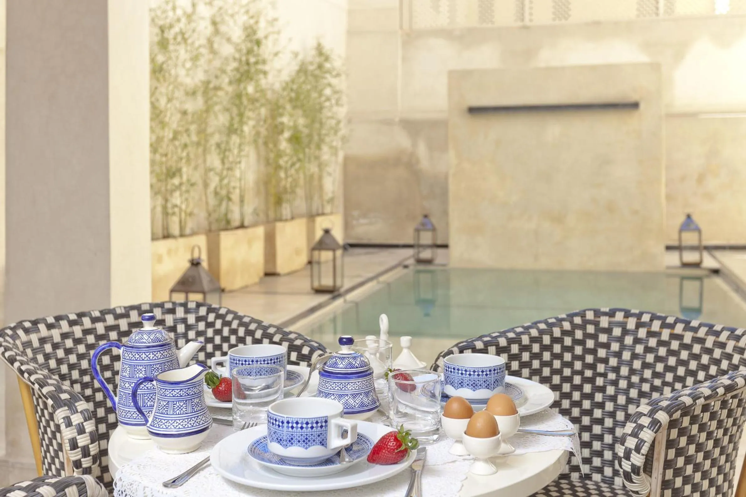 Pool view in Riad Palais Bahia Fes