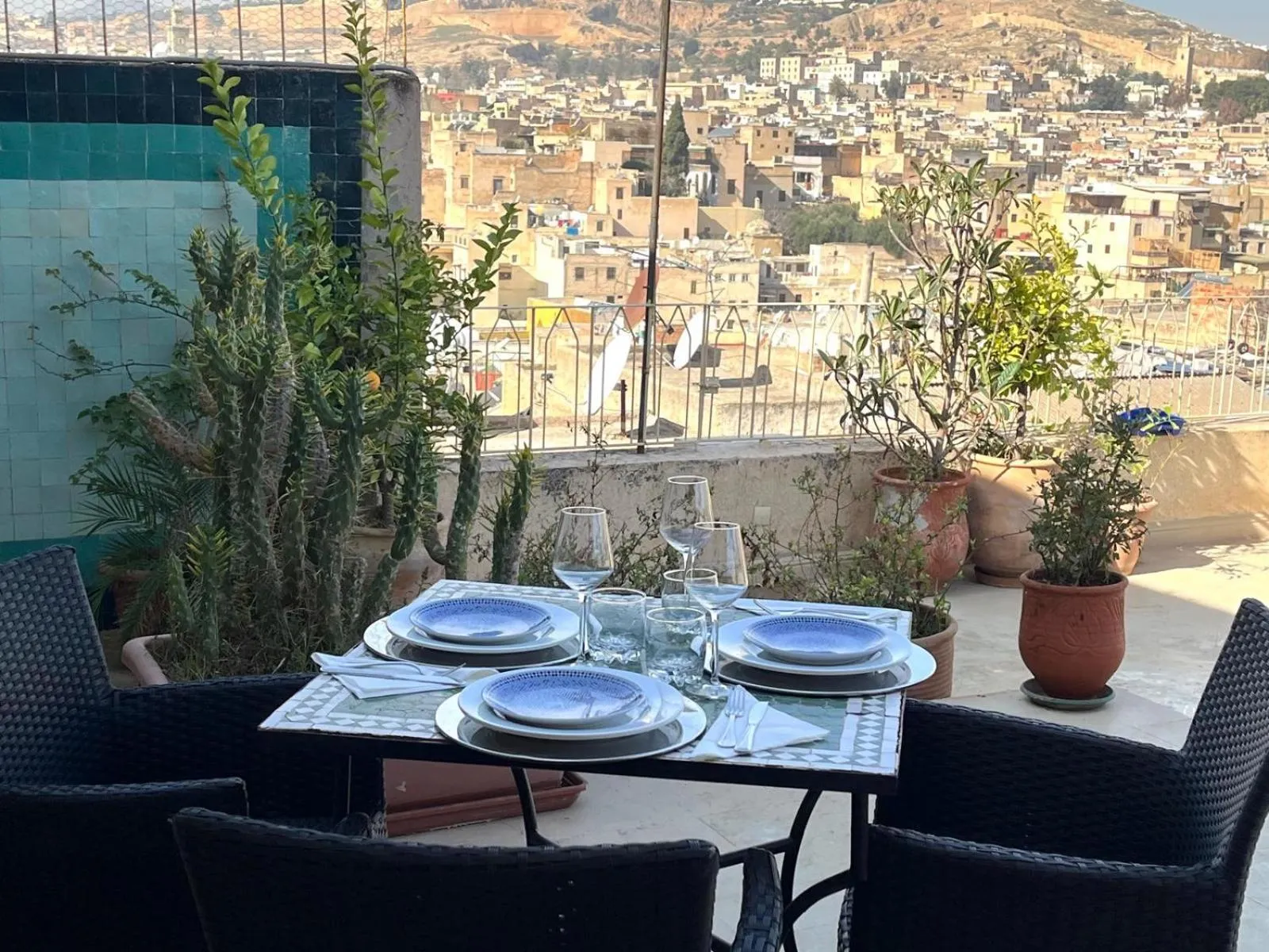 Balcony/Terrace in Riad Palais Bahia Fes