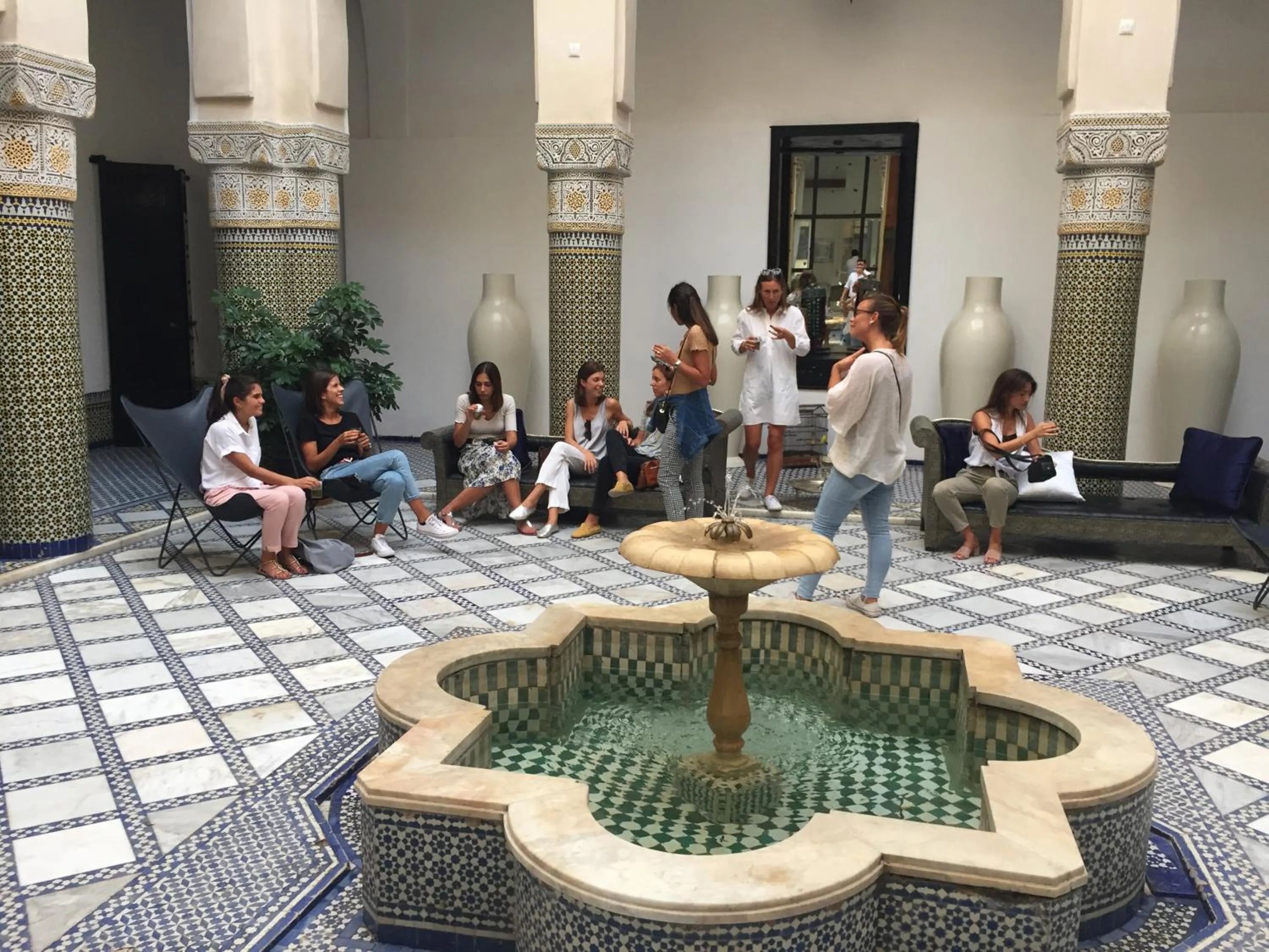 Patio in Riad Palais Bahia Fes