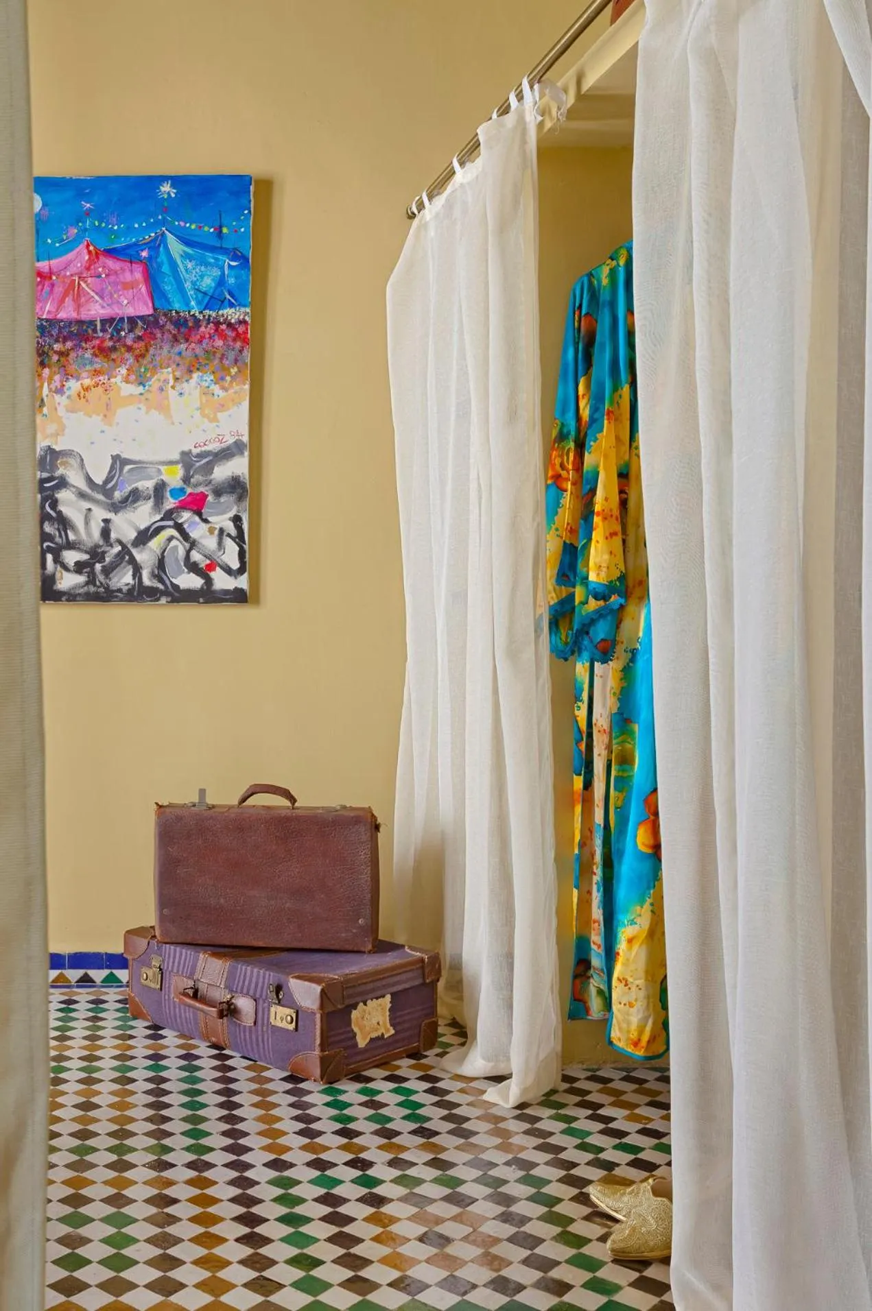 Decorative detail in Riad Palais Bahia Fes