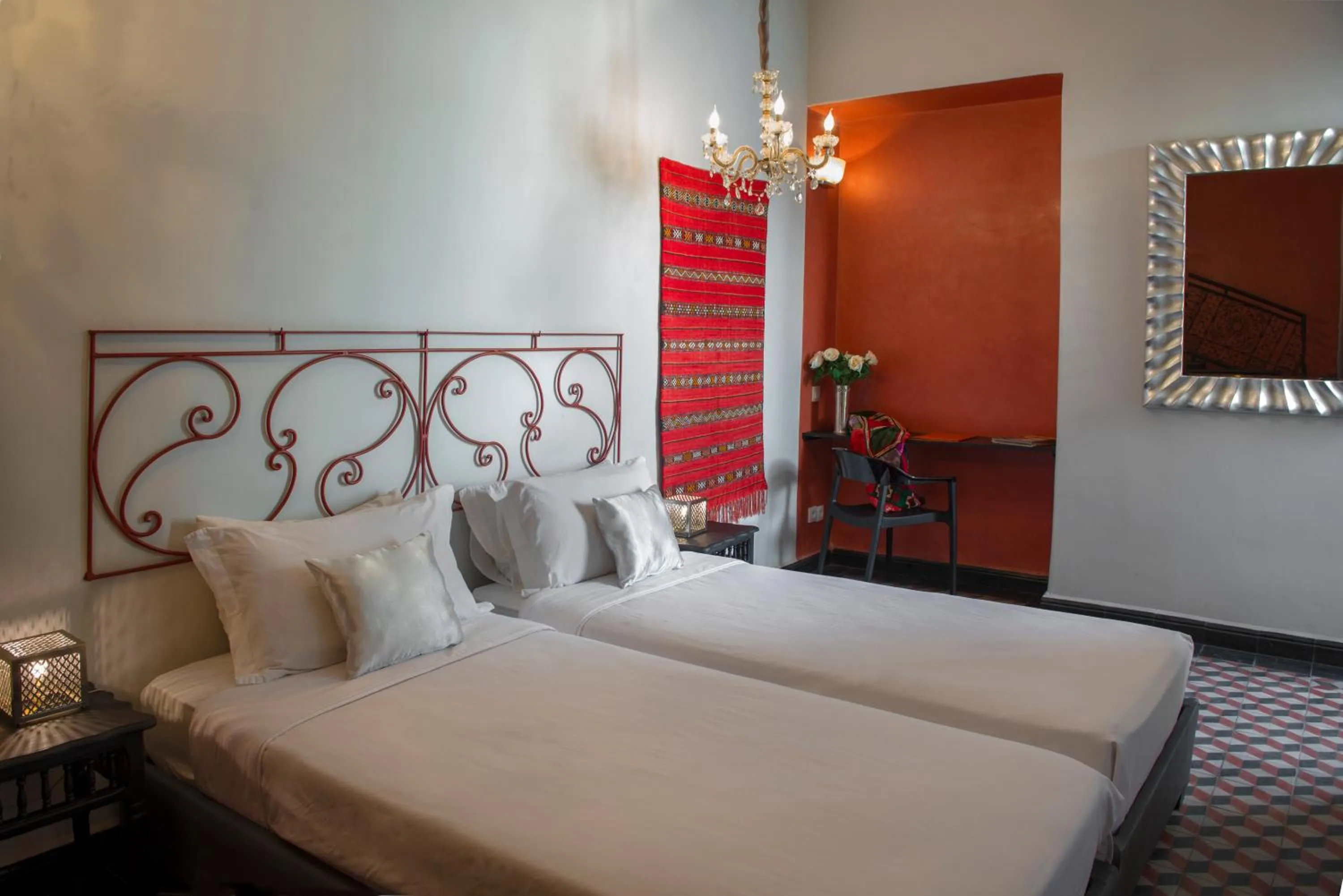 Bed in Riad Palais Bahia Fes