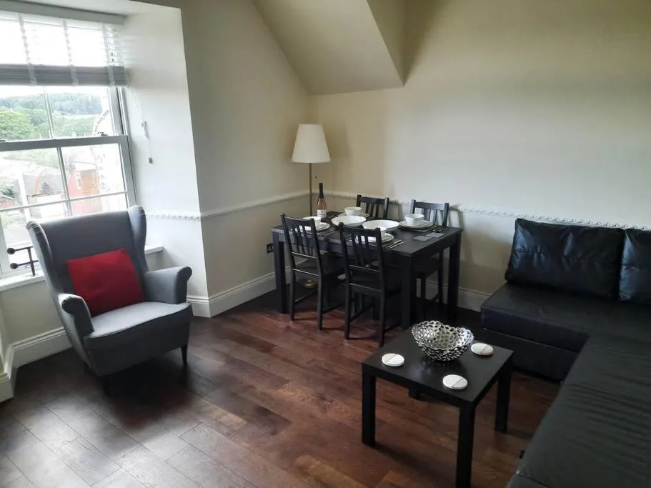 Living room in Kirkcudbright Holiday Apartments - Apartment F