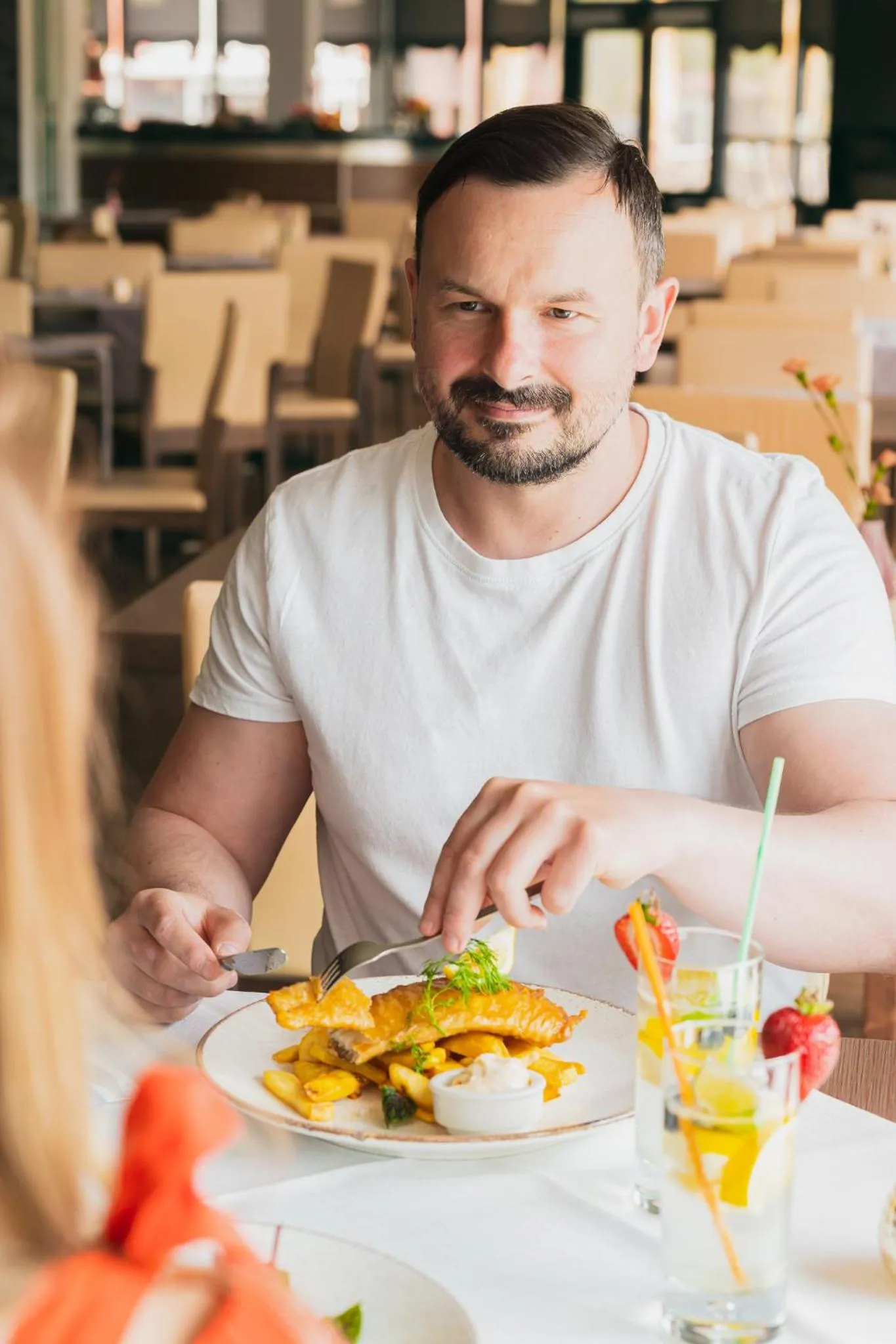 Restaurant/places to eat in Blue&Green Baltic Hotel mediSPA&fit