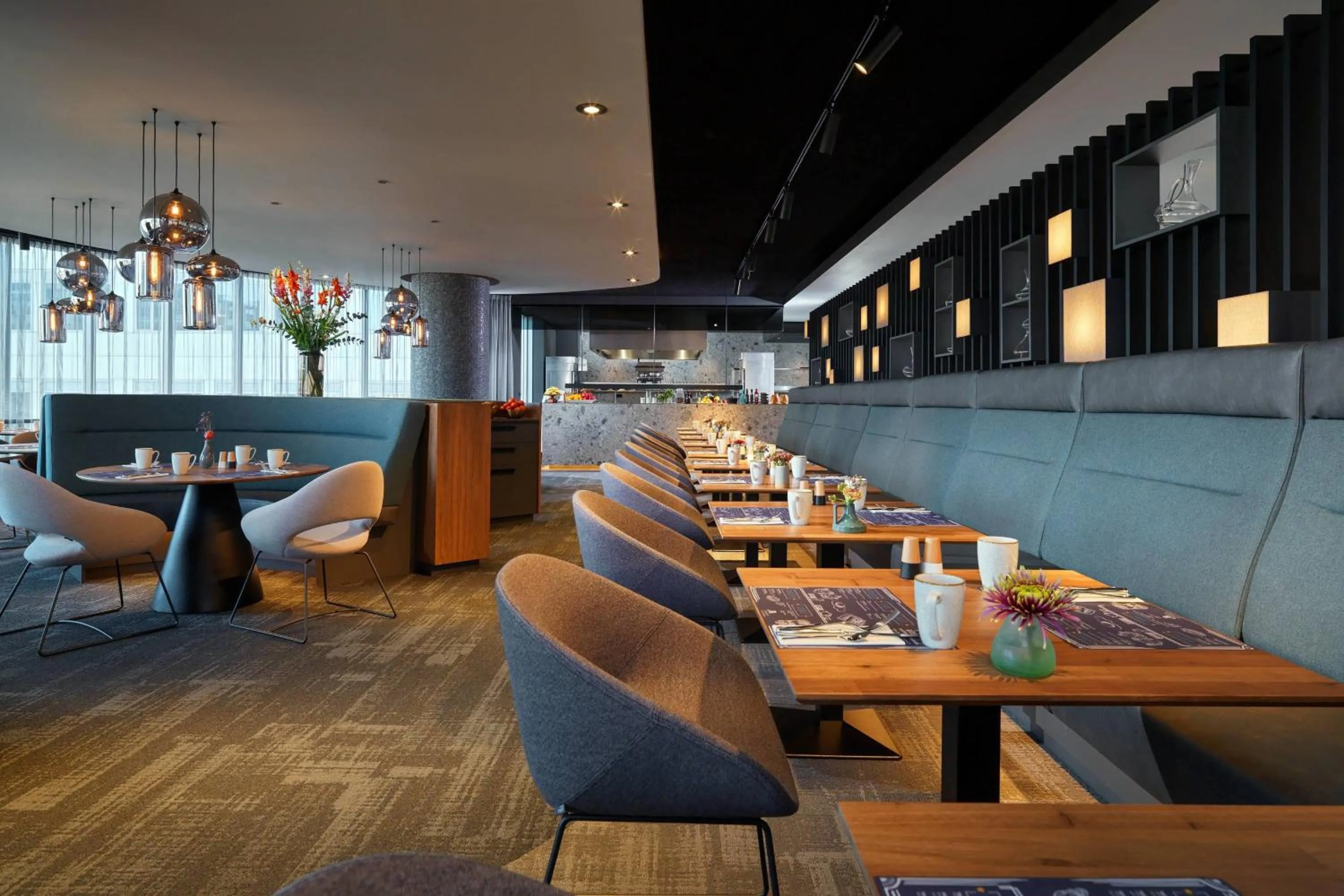 Breakfast in Rotterdam Marriott Hotel