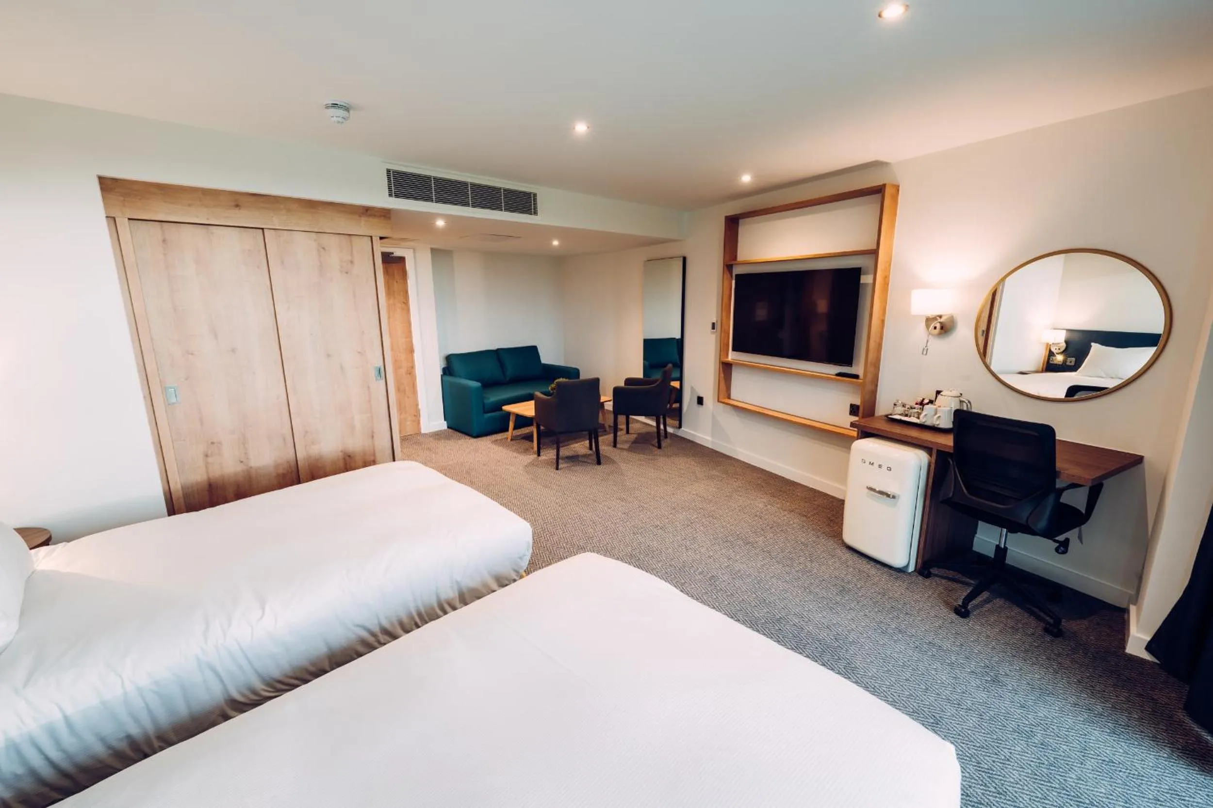 Bed in Hilton Garden Inn Manchester Emirates Old Trafford