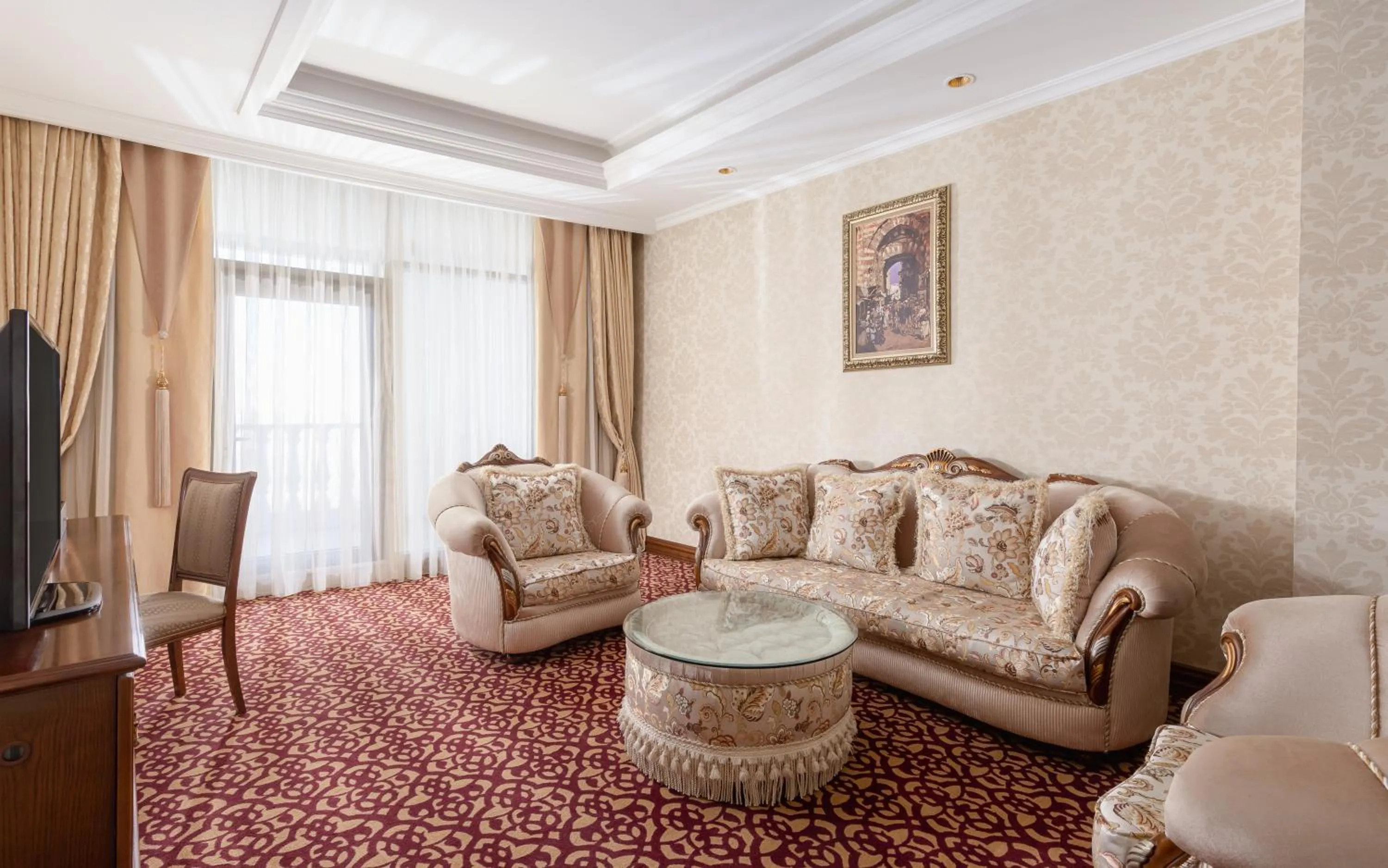 Living room in Shamakhi Palace Sharadil