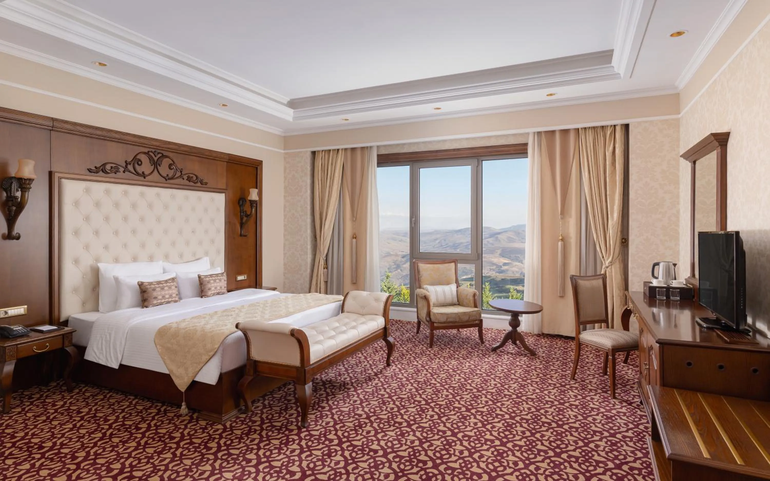 Bedroom, Bed in Shamakhi Palace Sharadil