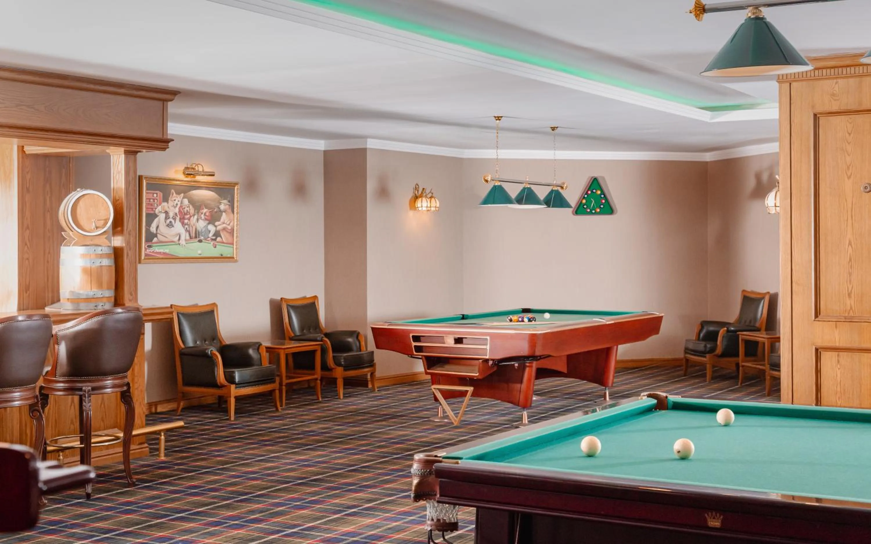 Billiard in Shamakhi Palace Sharadil