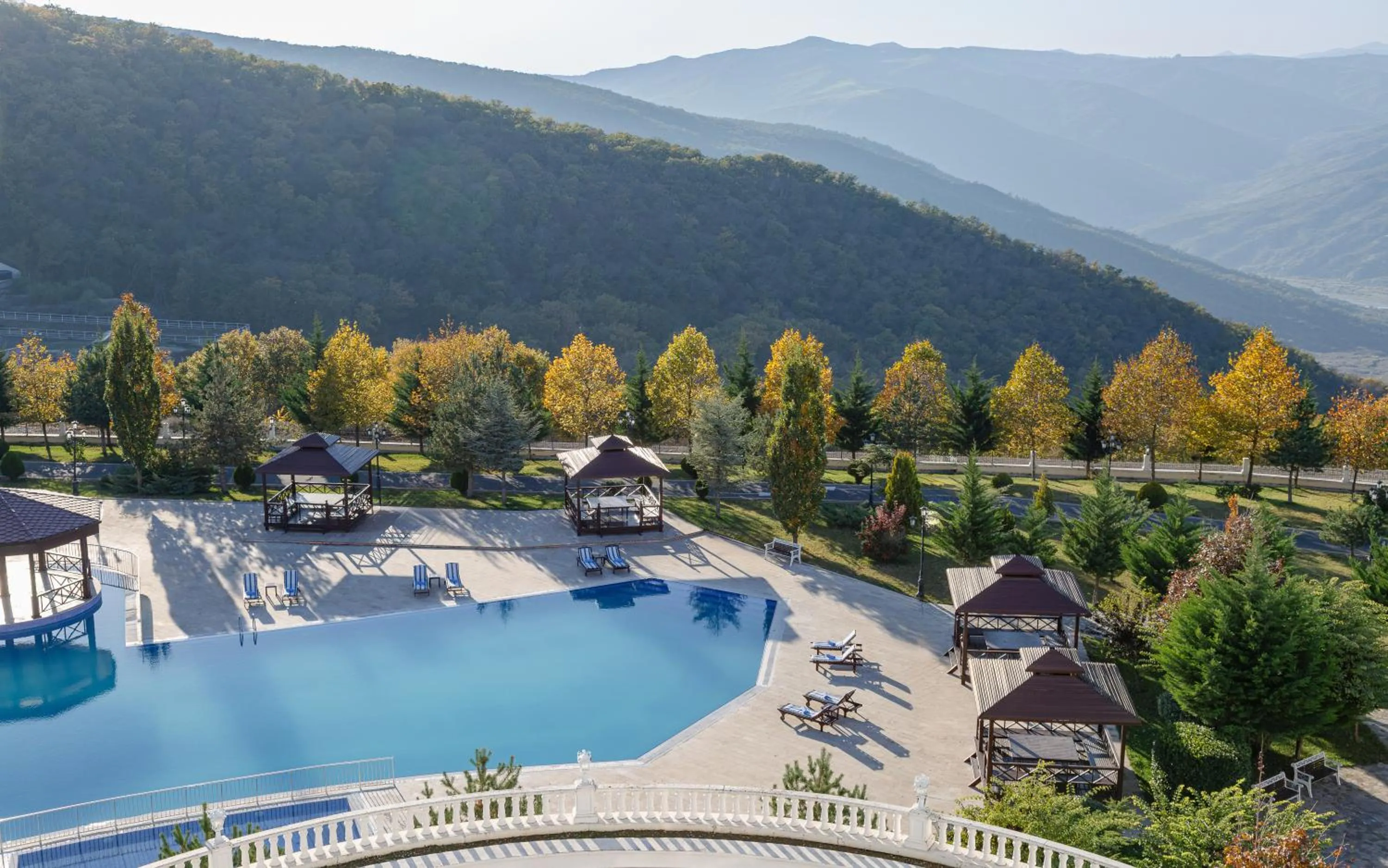 Swimming pool in Shamakhi Palace Sharadil